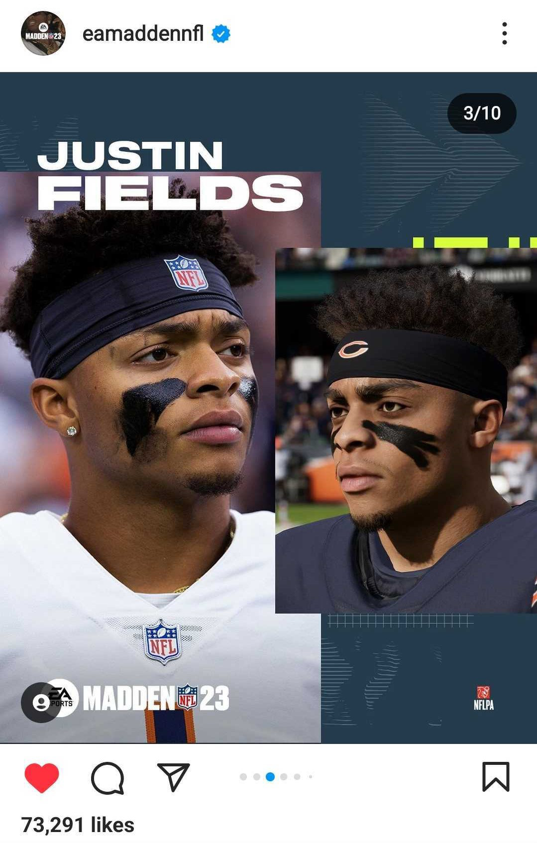 justin fields madden 23