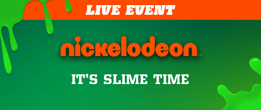 Nickelodeon event messaging small ad