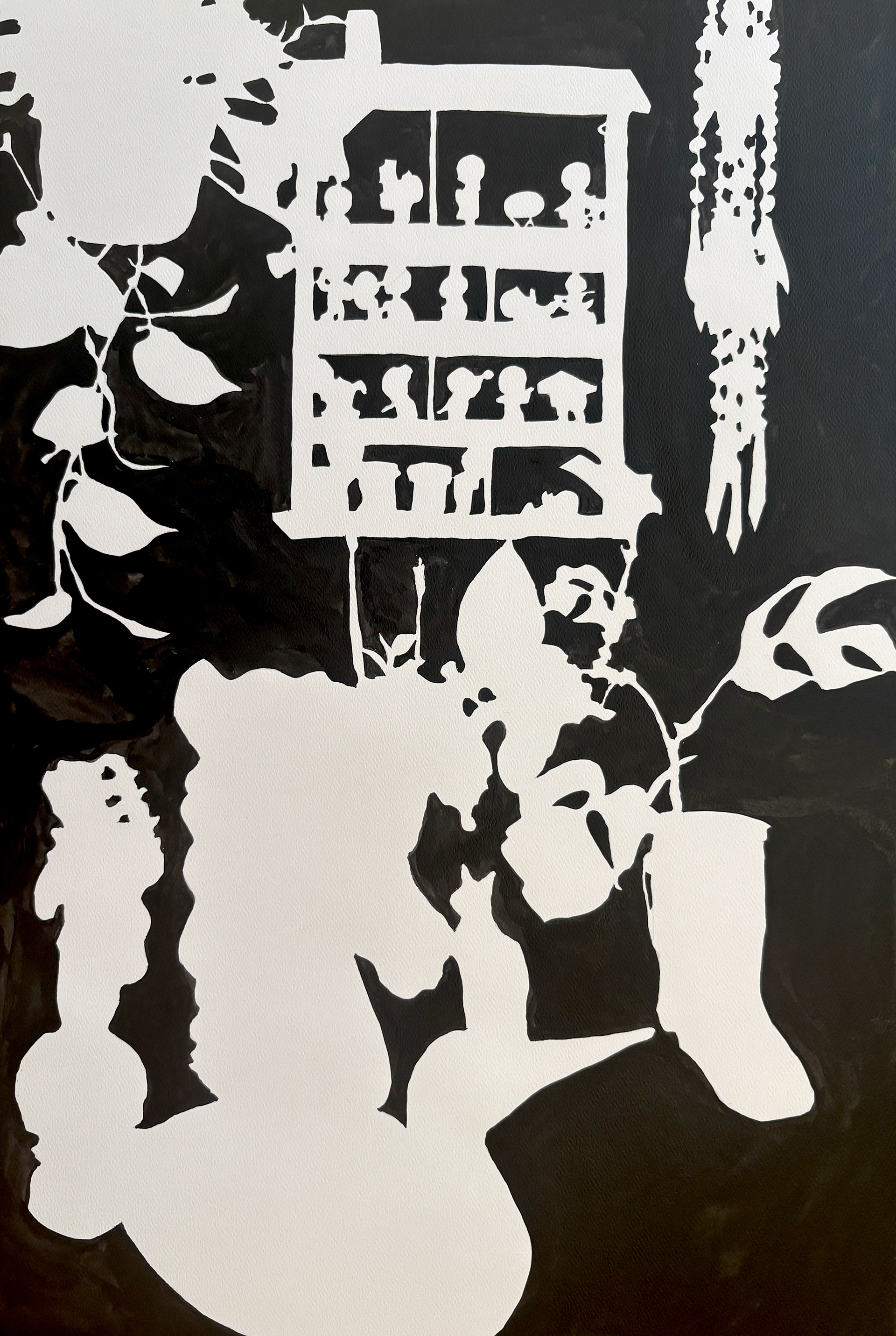 "Trinkets" Ink on paper, (2025)