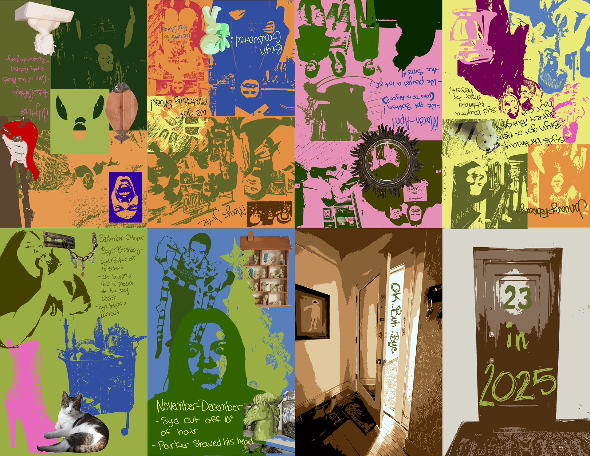 "23 Zine", Adobe Illustrator, (2025)