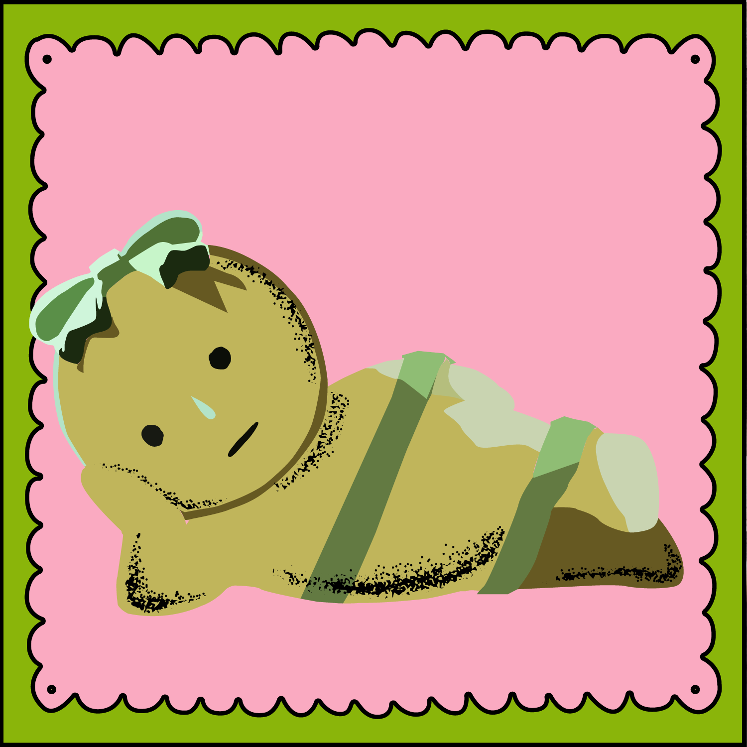 "Sexy Smiski", Adobe Illustrator, (2025)