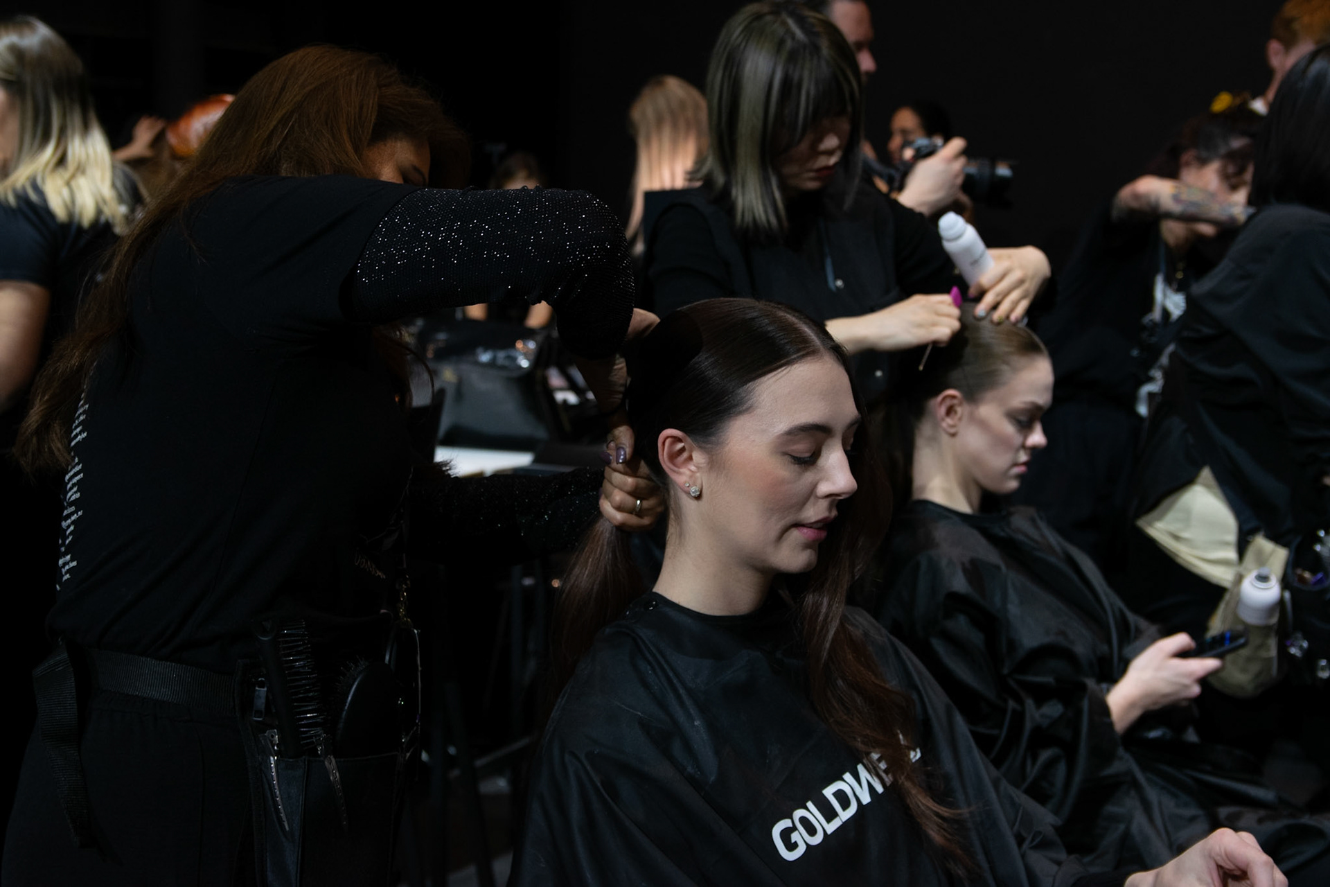 Backstage, Paris Fashion Week, Paris, France, in March 2025