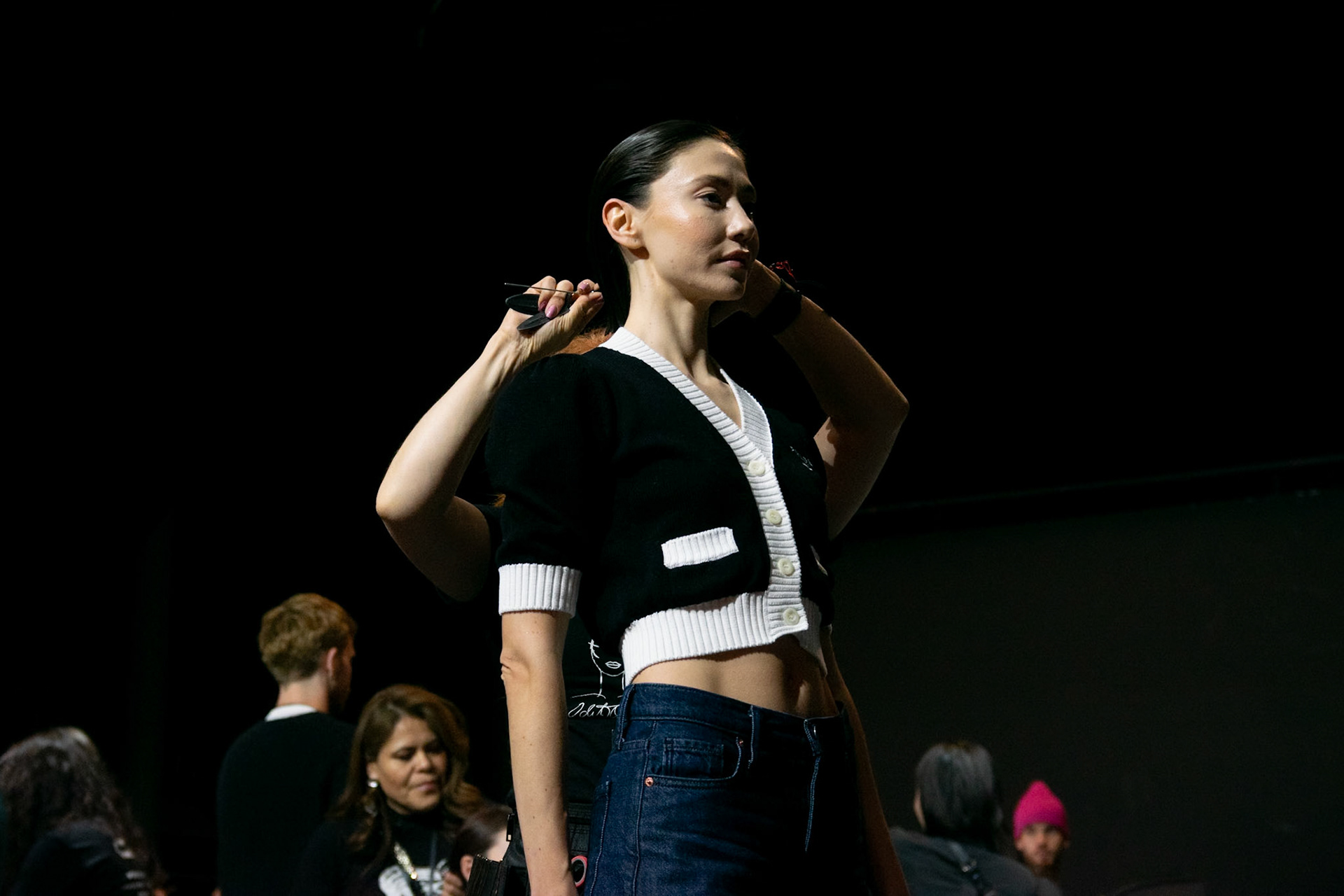 Backstage, Paris Fashion Week, Paris, France, in March 2025