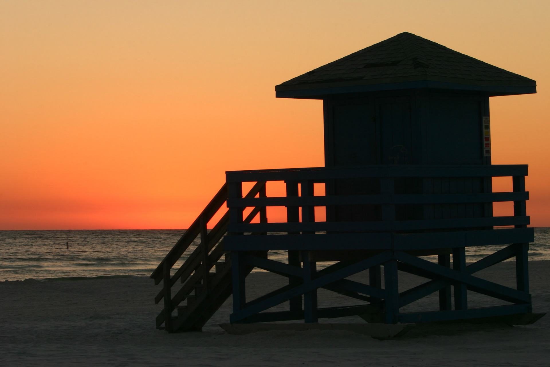 Lifeguard hut - Siesta Key - Sarasota, FL
