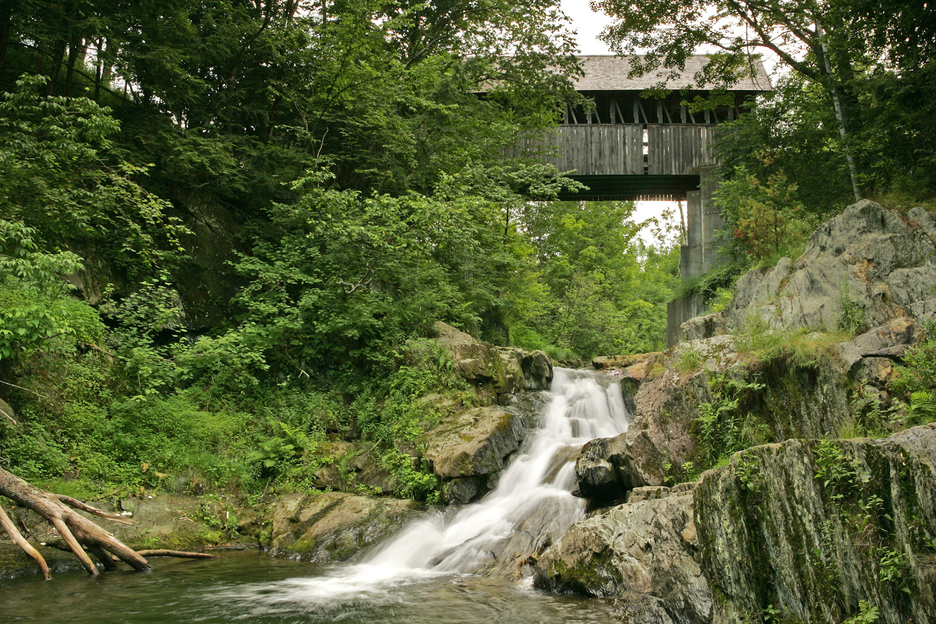 Meriden Bridge - Summer - Plainfield, NH
