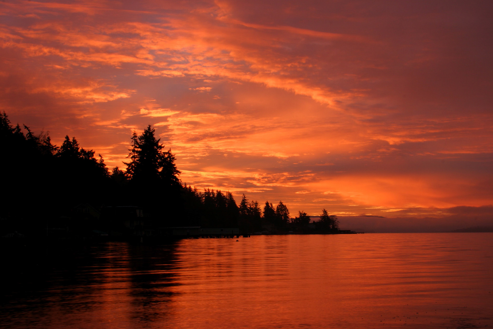 Sunrise colors - Kirkland, WA