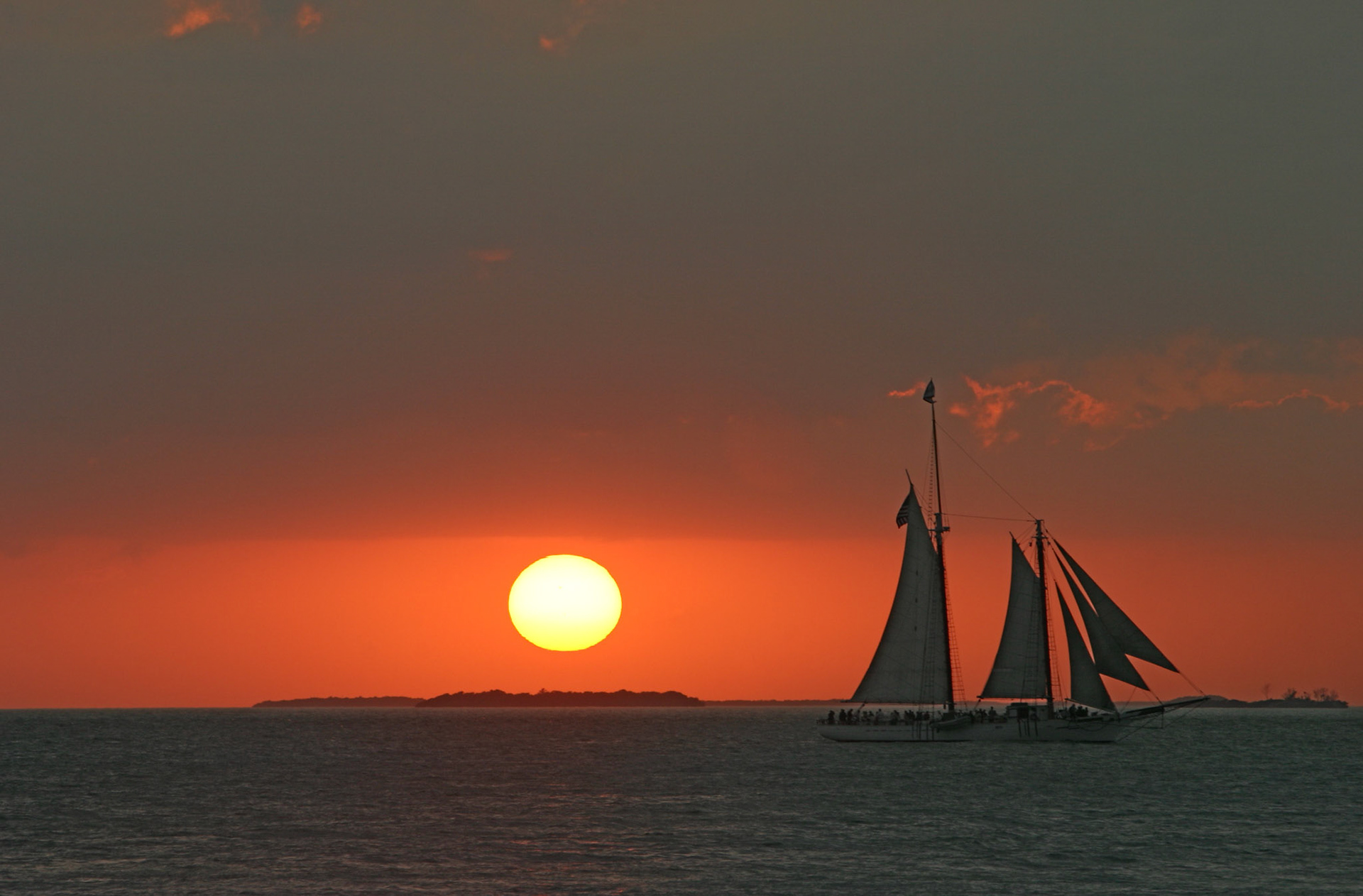 Masts at sunset - Key West, FL