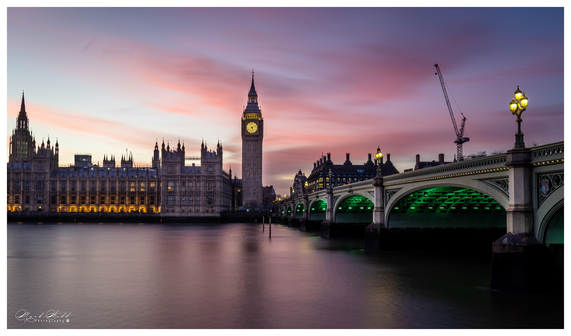 Westminster bridge February 2023