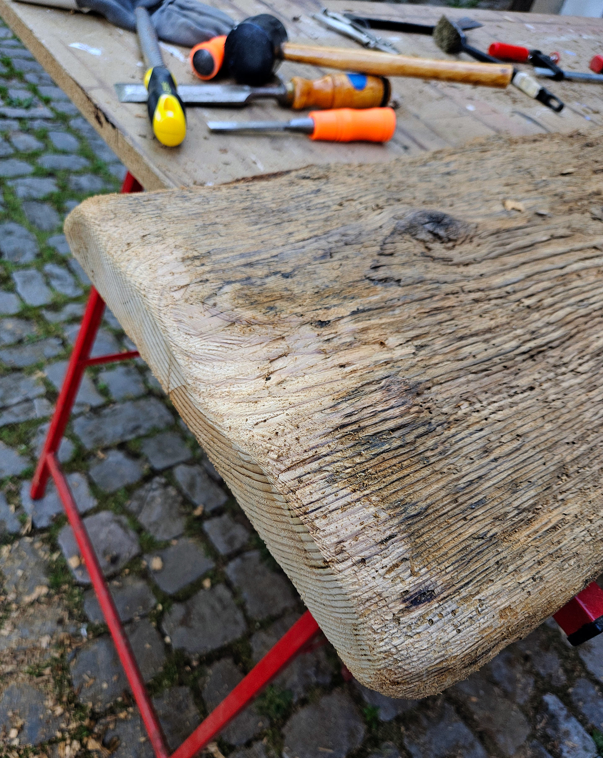 Chisling a 'Natural' Edge