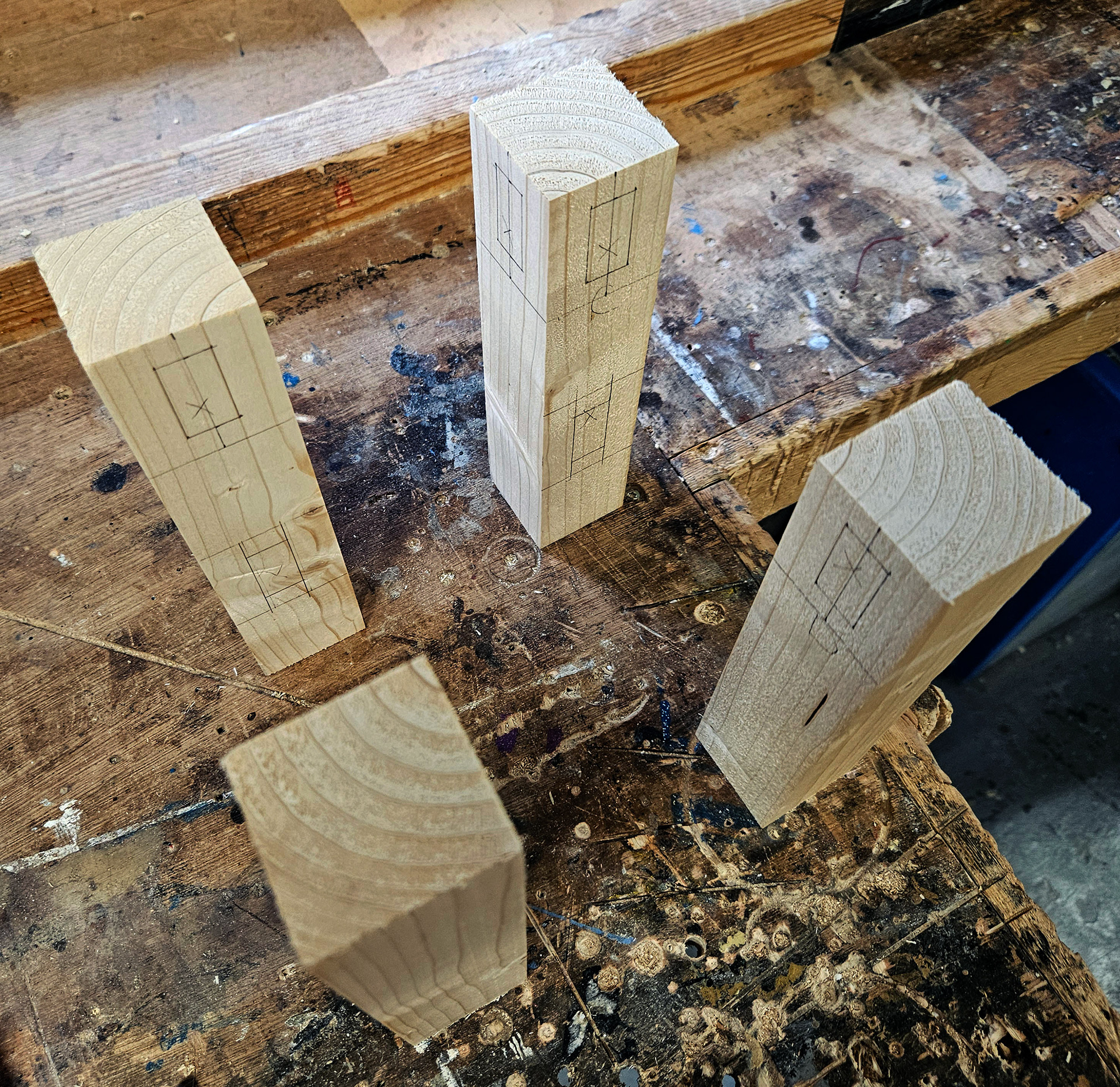 Measuring the mortise