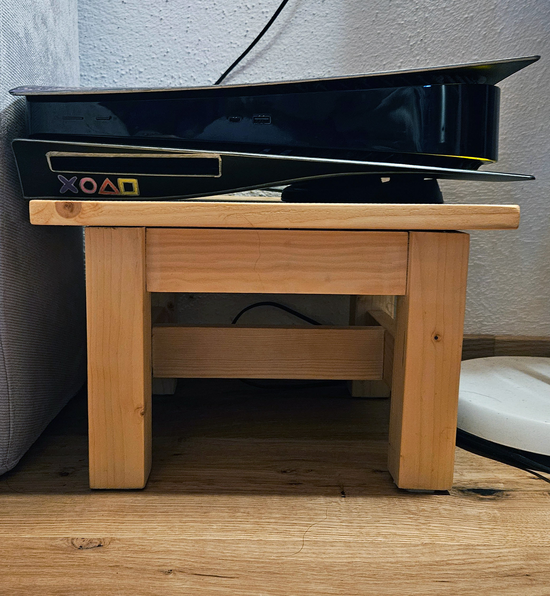The Finished Stool in use