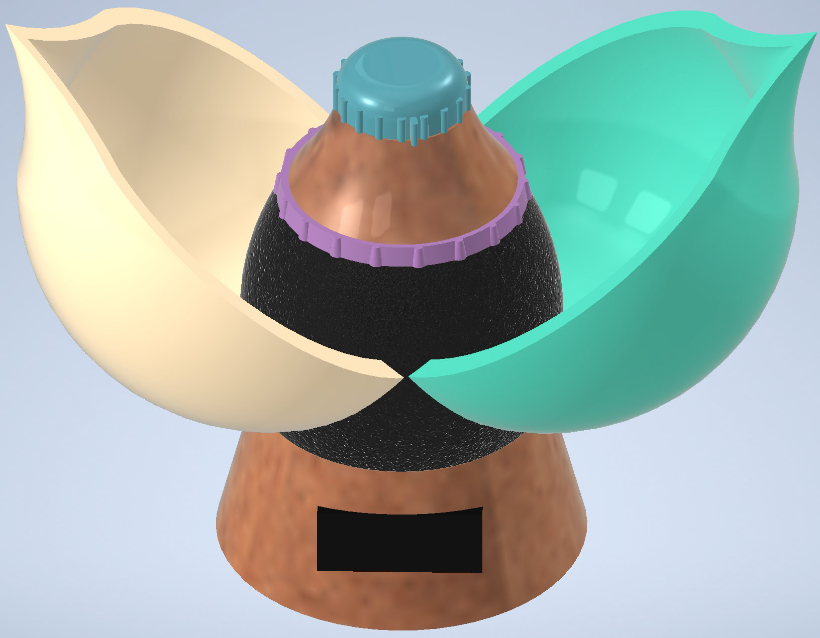 Material and color considerations for an interactive radio.