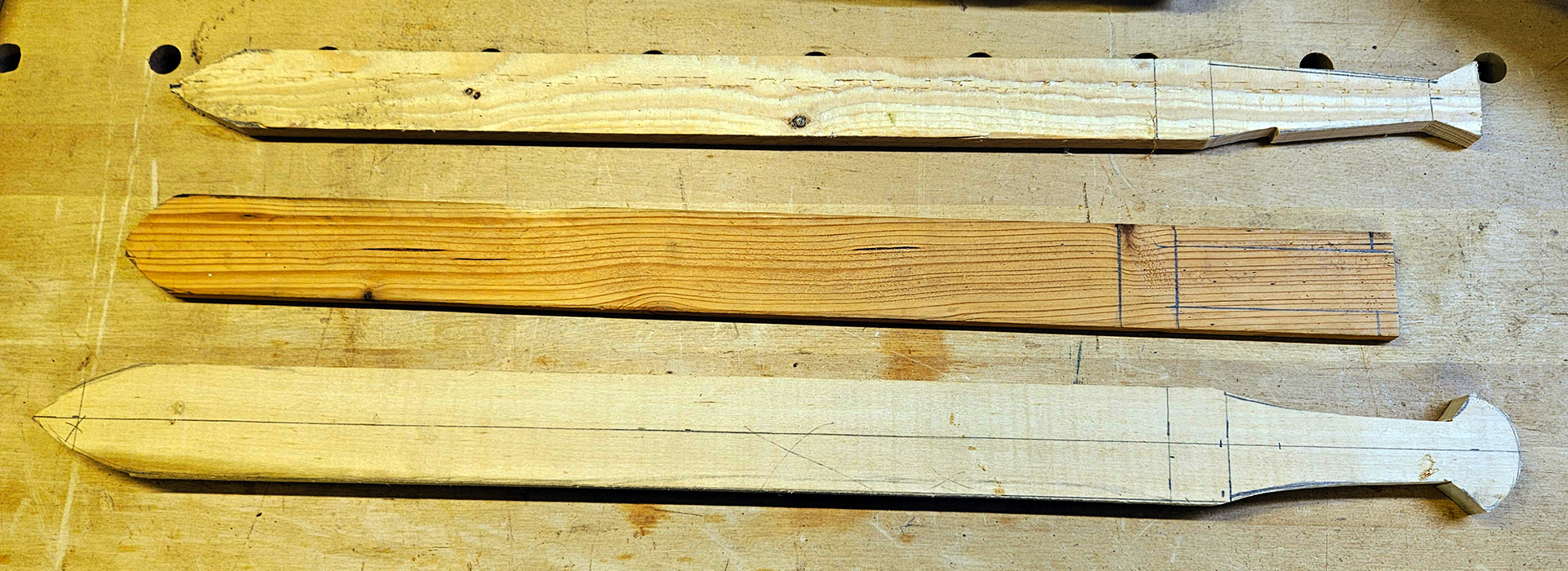 Post profile cut on the bandsaw