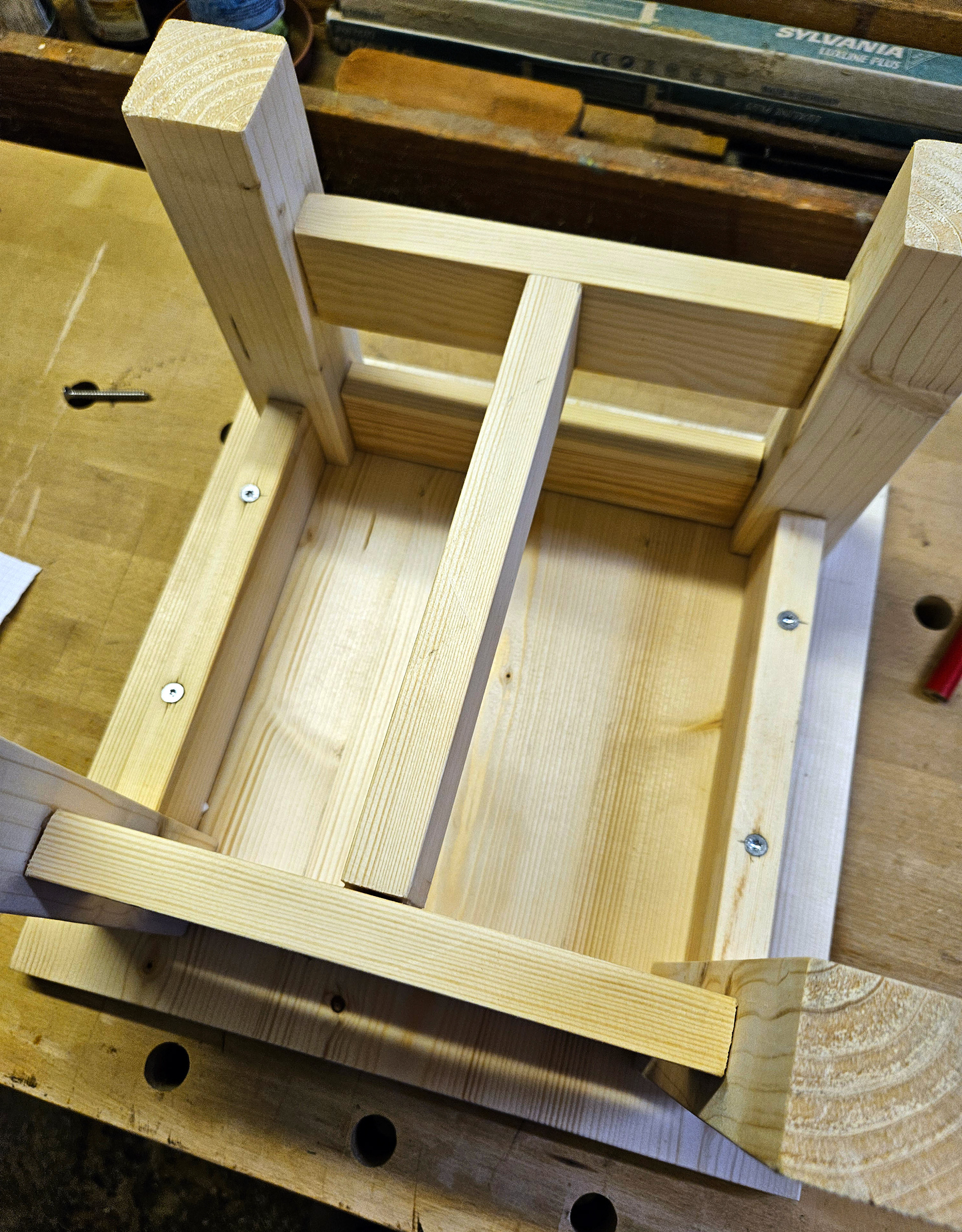 Attaching the top
