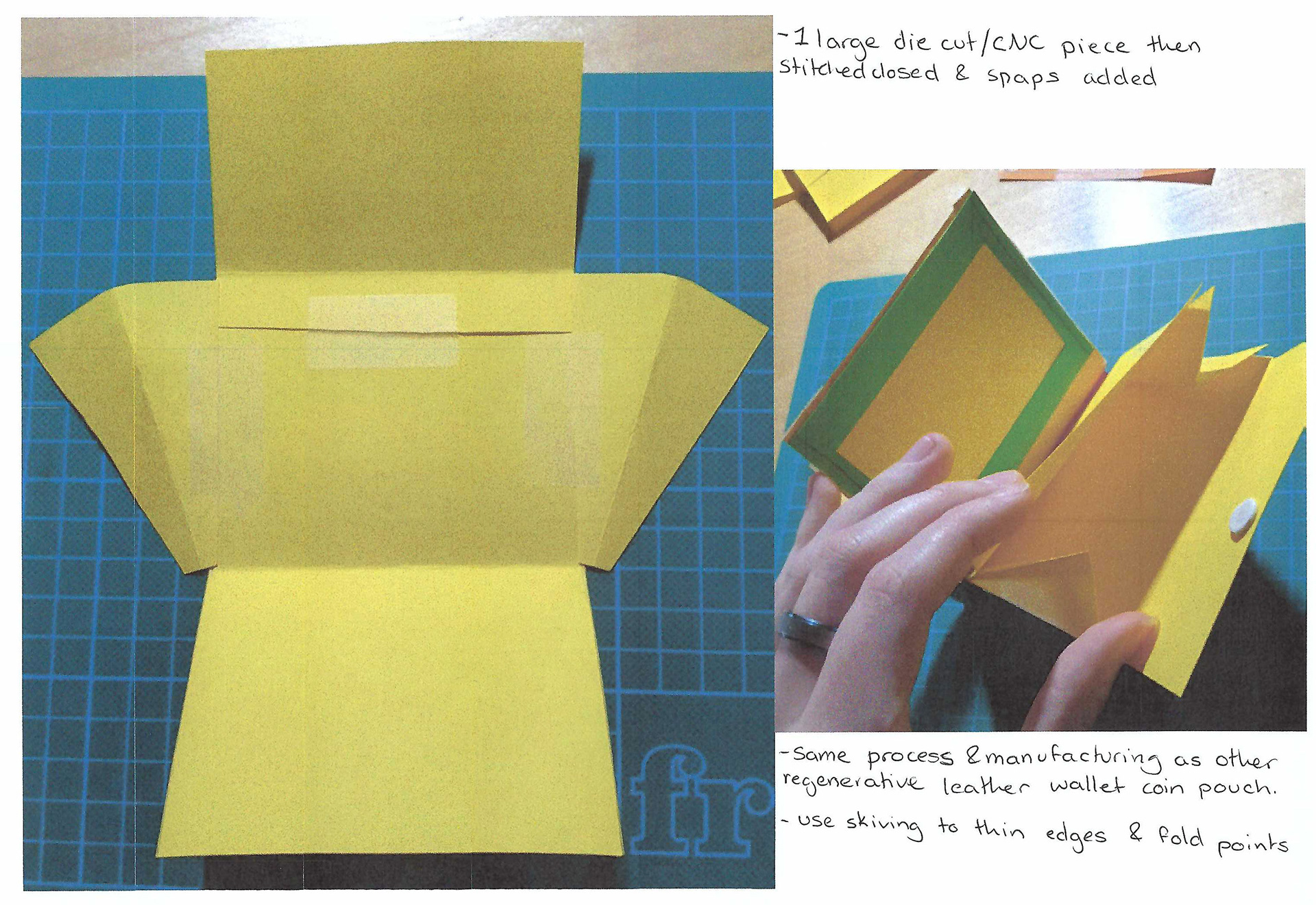 Prototyping Interior Coin Pouch