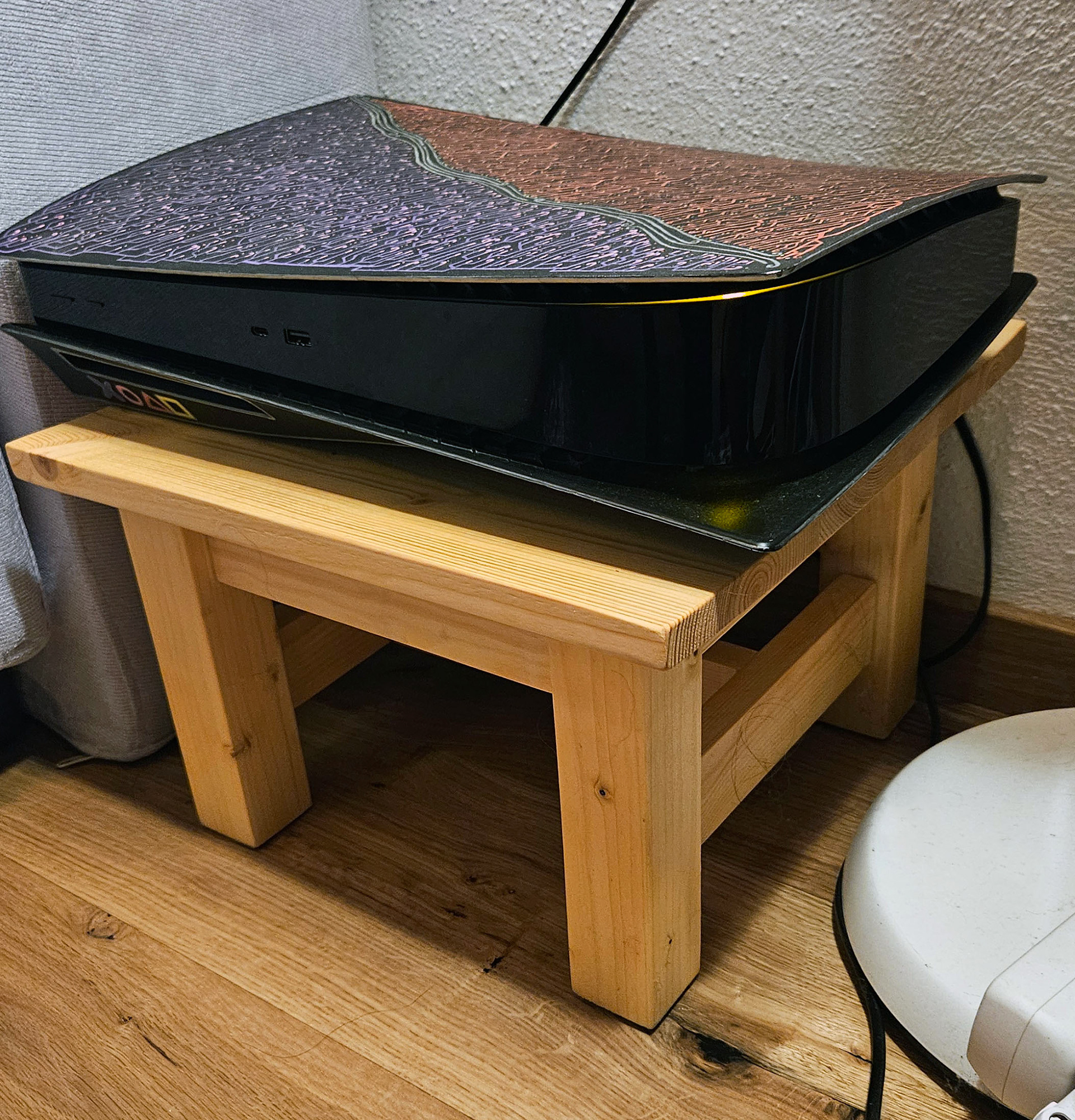 The Finished Stool in use