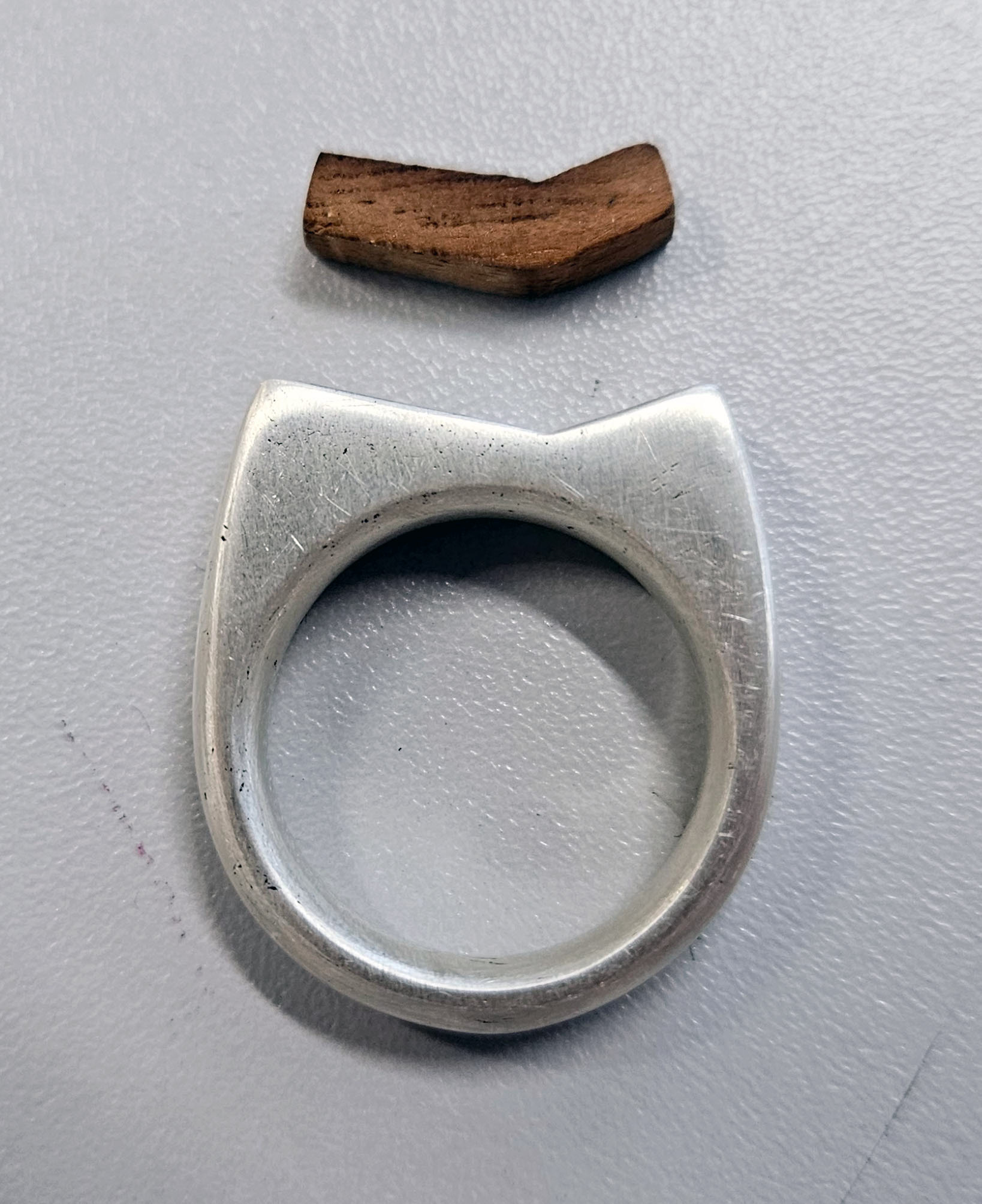 Woodcut on Bandsaw for Ring