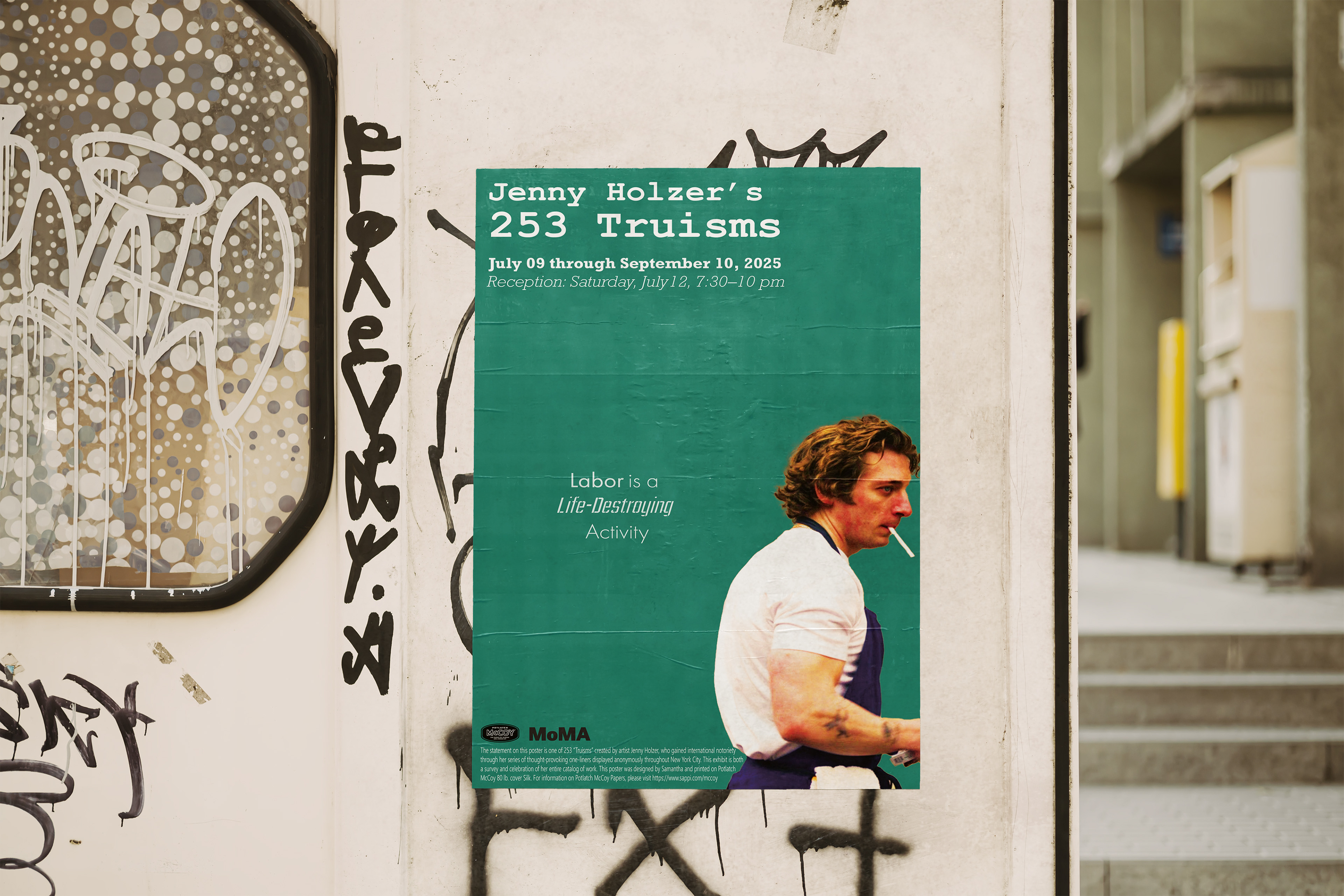 Art Exhibition Poster Mockup
