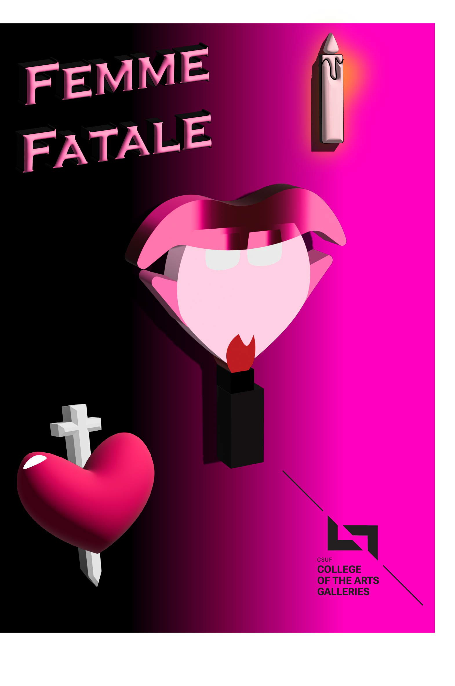 Femme Fatale Postcard 1