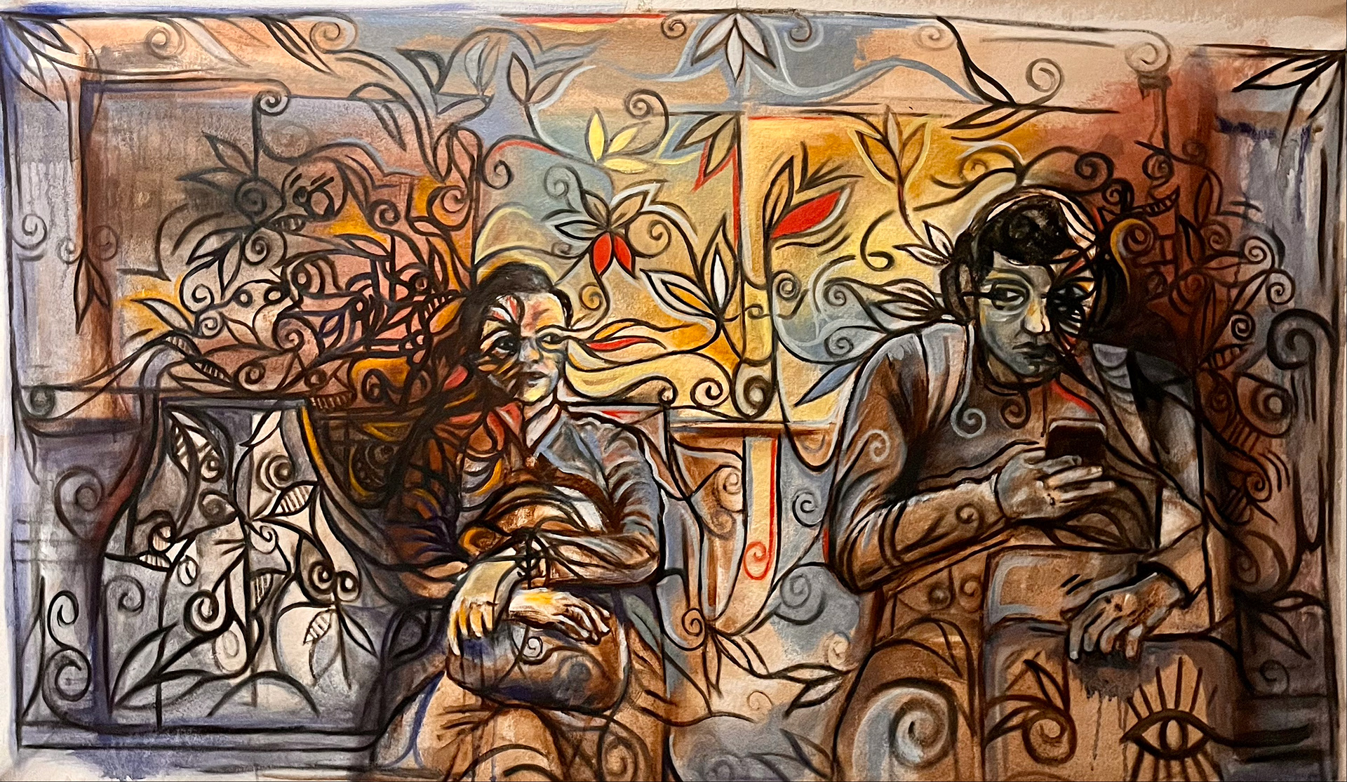 3' x 6' Shown in @2blocksofart_sf