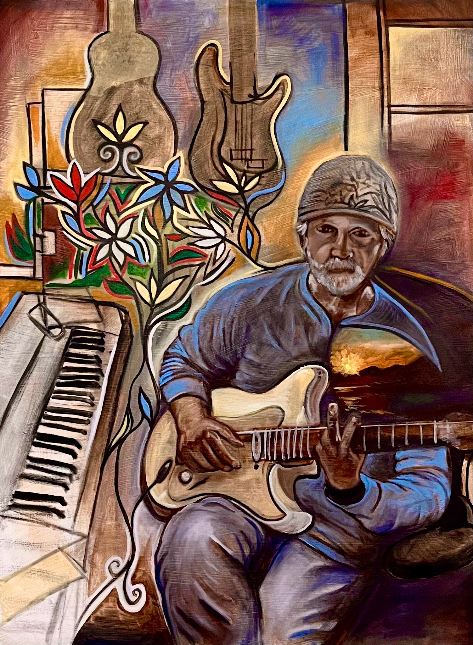 "The light is within you..." 40" x 30"