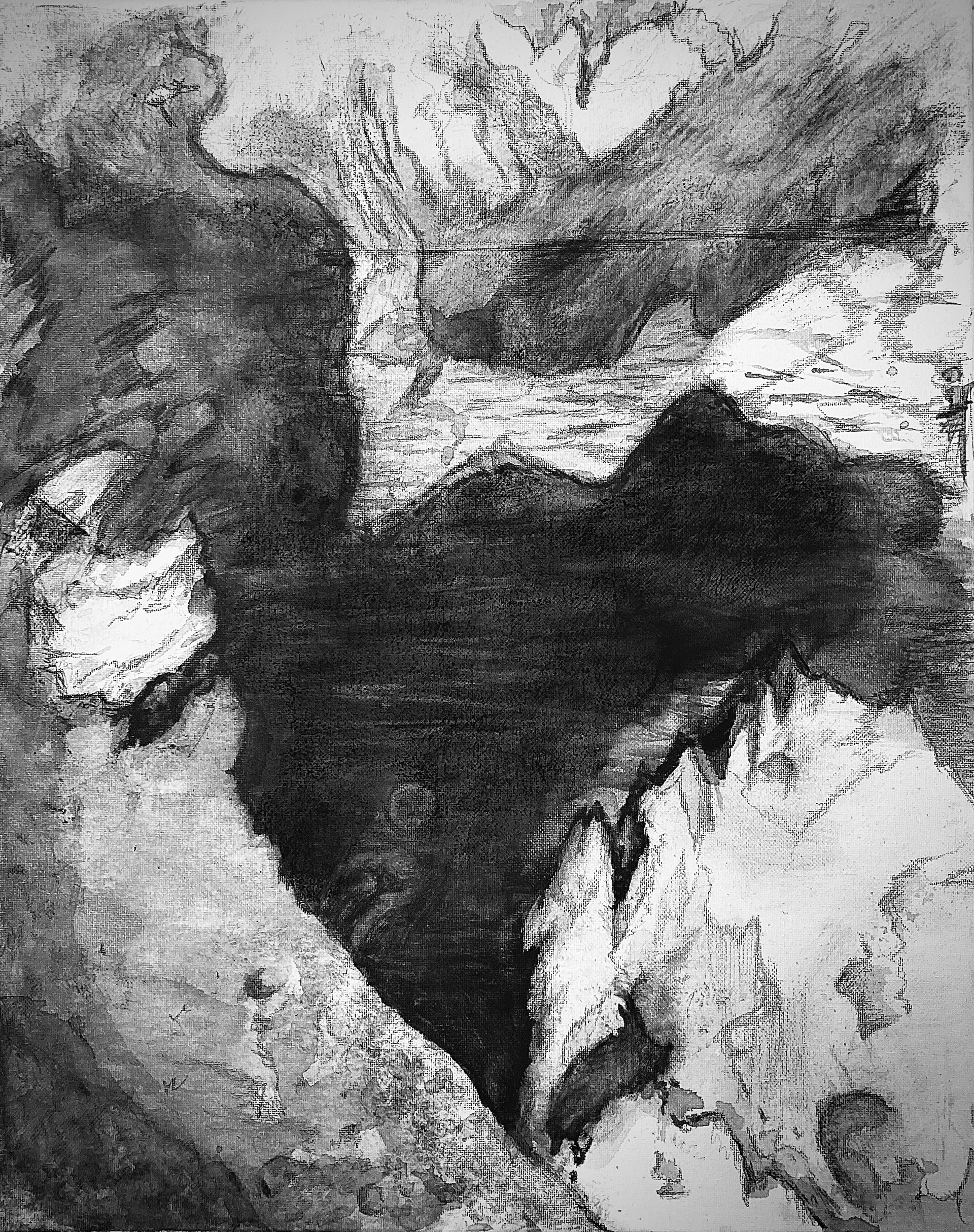 Charcoal, Ink. 2021