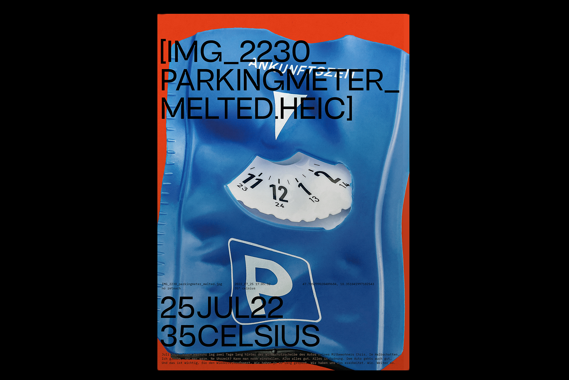 Parkingmeter Melted