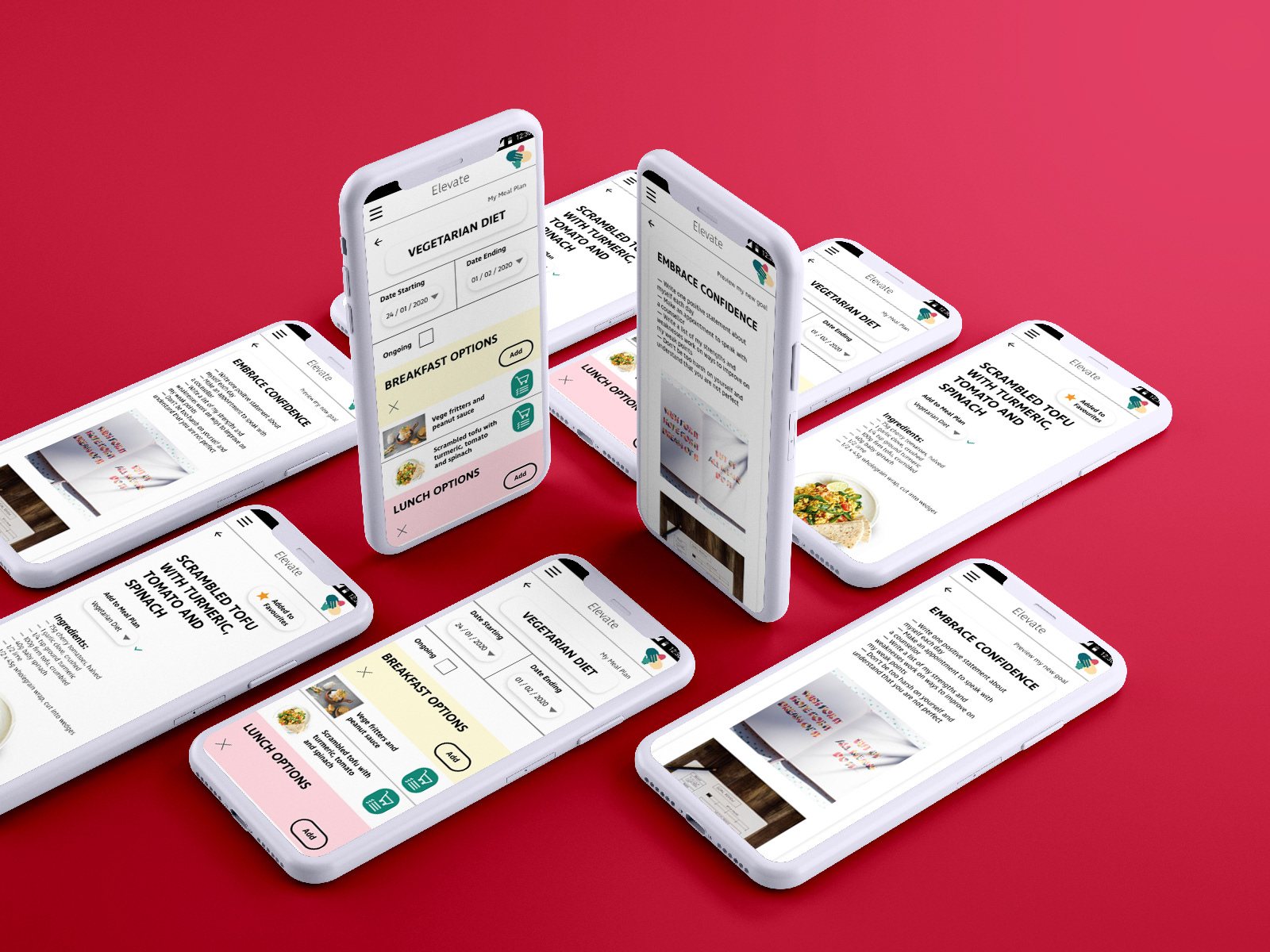 Mobile View of "Elevate"