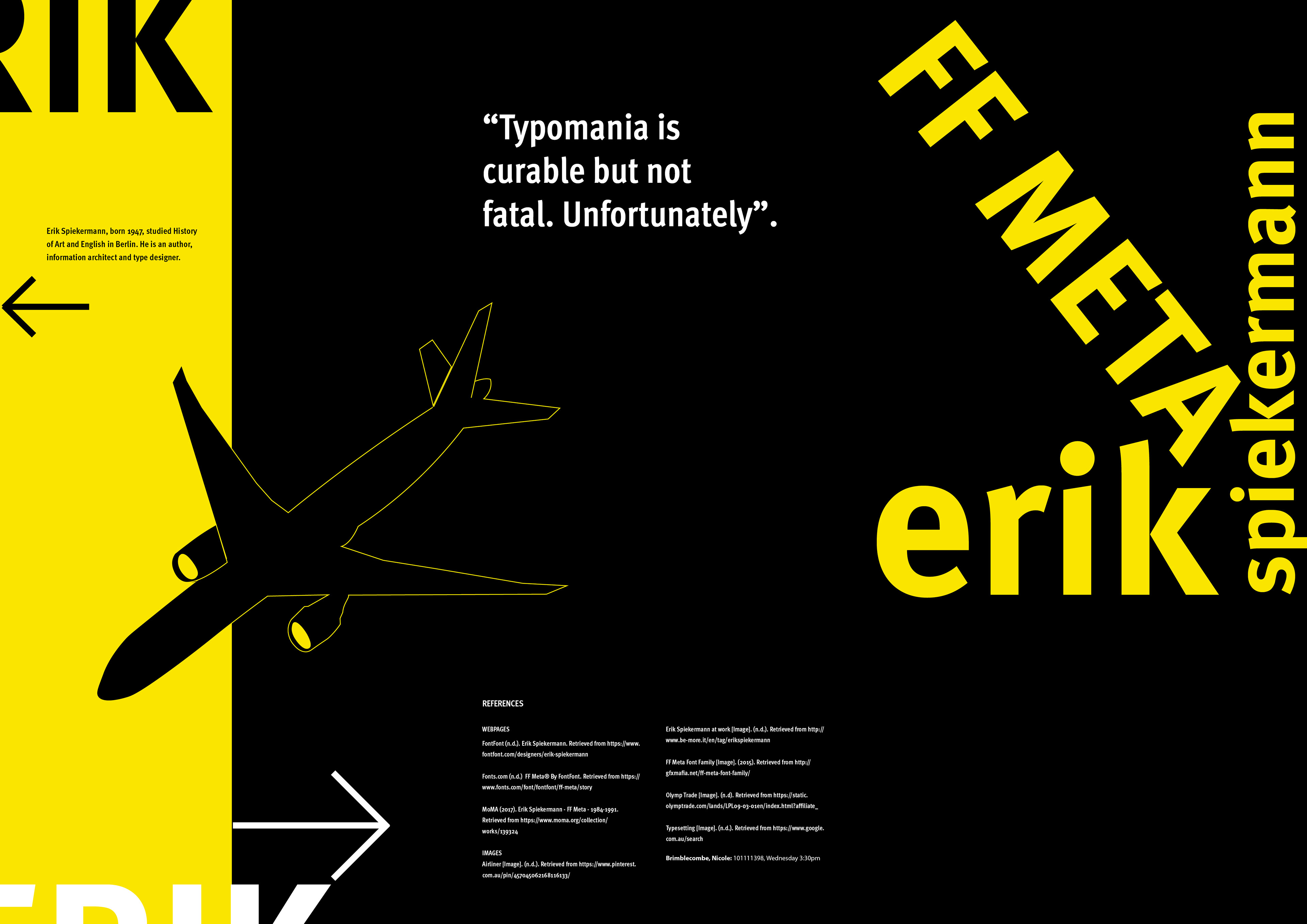 FF Meta: Erik Spiekermann Brochure Cover