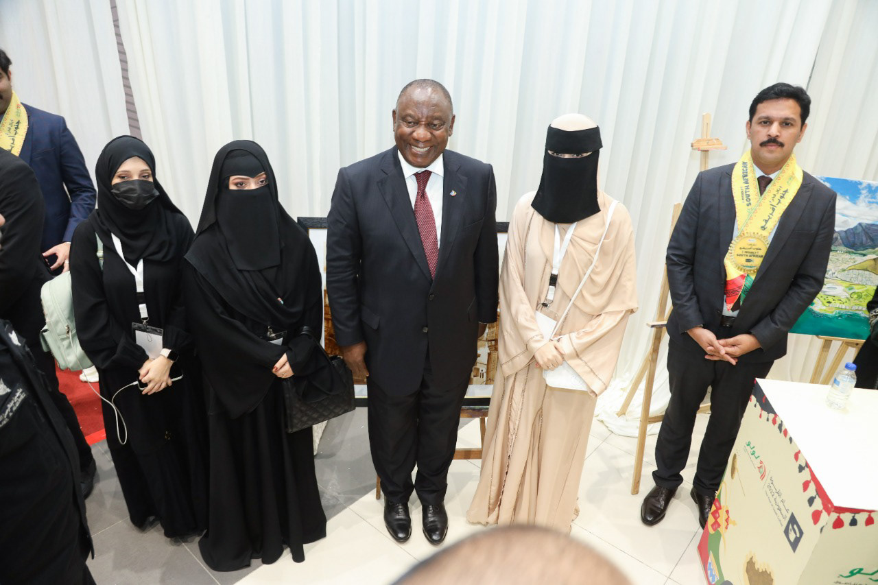 Honoured to meet H.E. CYRIL RAMAPHOSA, The President of South Africa, at LuLu Hypermarket