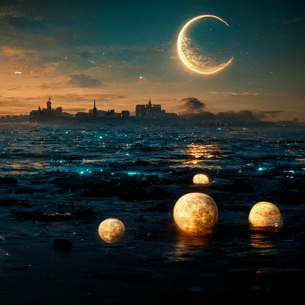 Tranquil Sea of Stars