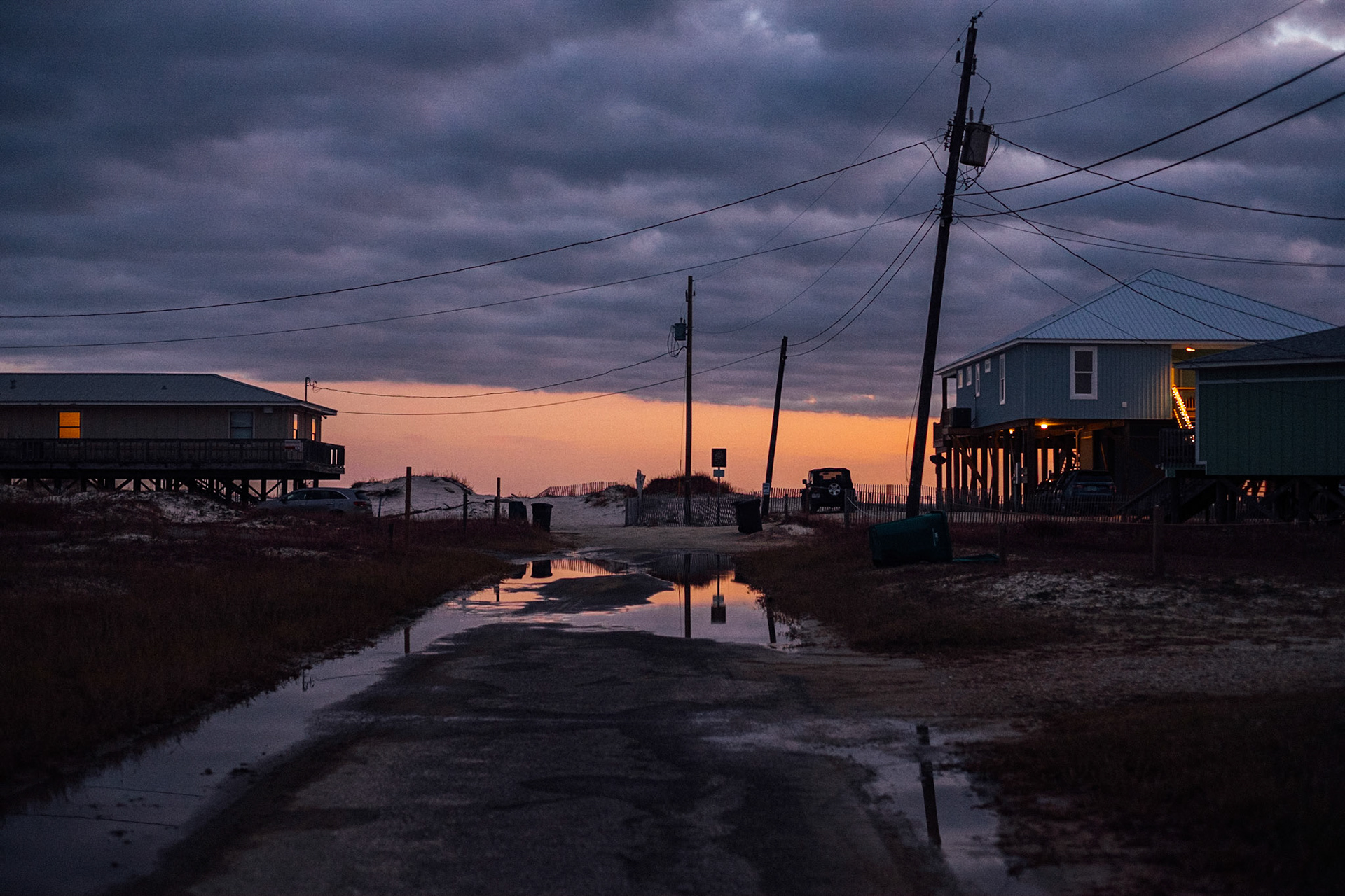 (Mostly) Bicycling America XXXXXV. First Evening on Dauphin Island, Alabama, December 23,2018.