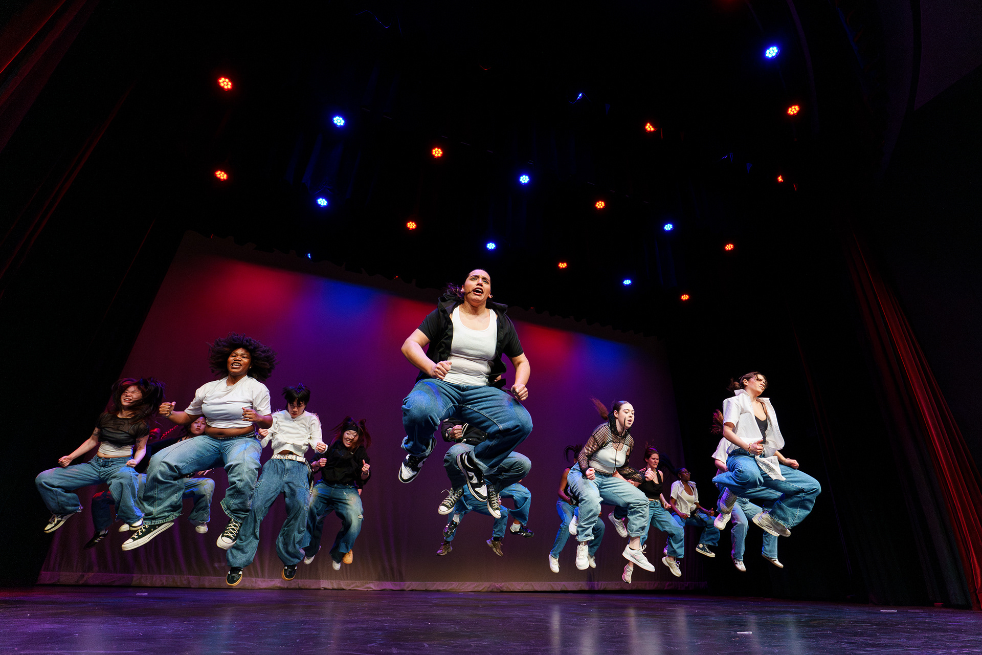 Hip Hop Collective performs their second set at Imagine RIT at the Ingle Memorial Auditorium in Rochester, N.Y., on April 25, 2026. Hip Hop Collective is a faculty-run dance group taught by Julia Nguyen, which allows students to express their love for dance. 