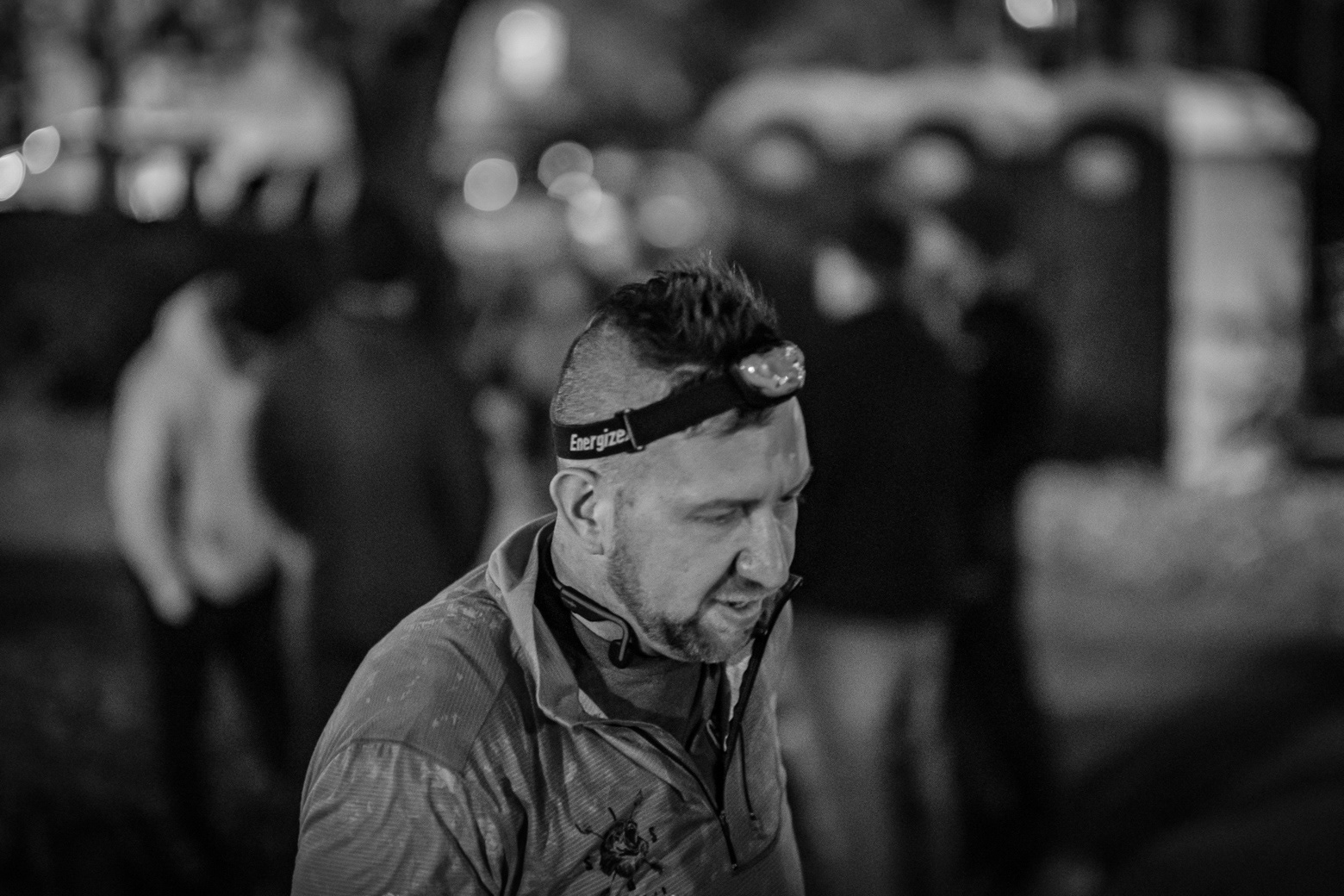 Participants were required to have headlamps as the race began at night and would run into the next afternoon
