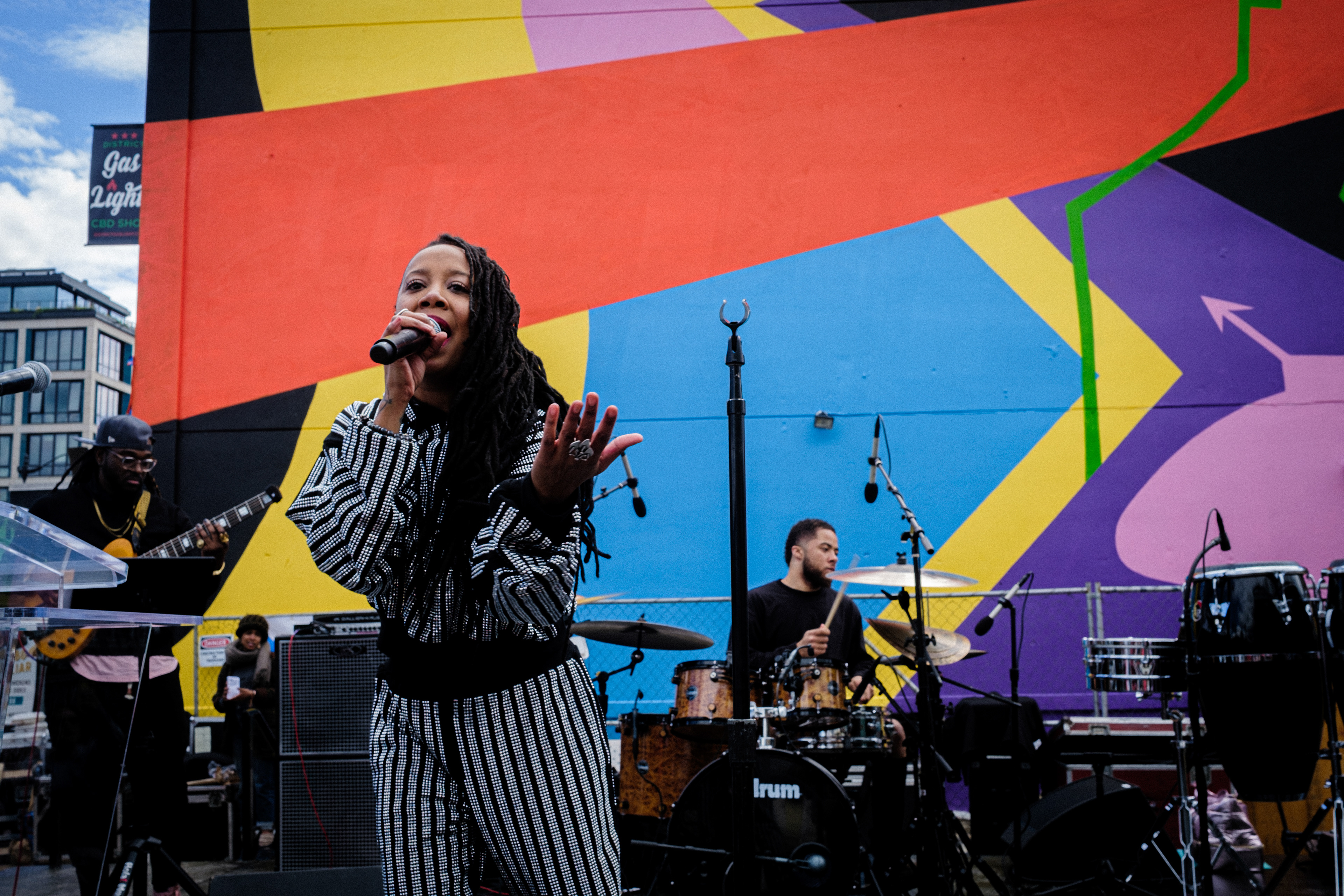 Deborah Bond and her band