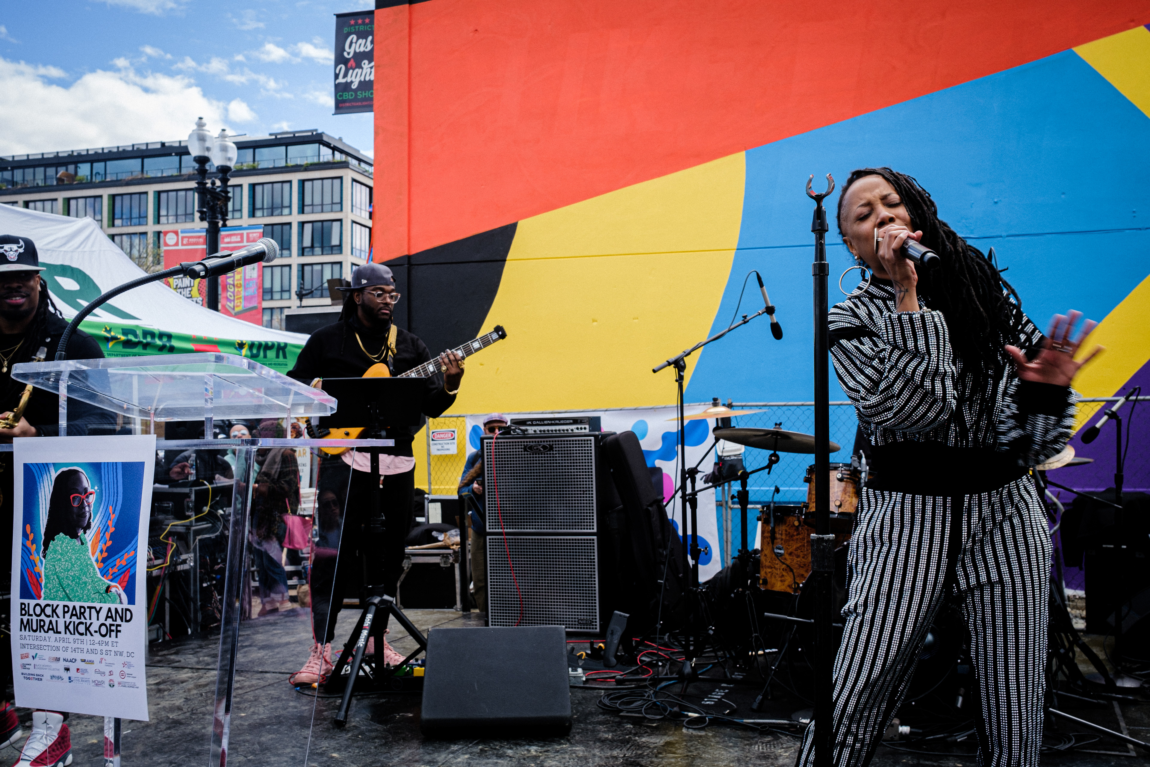 Deborah Bond and her band