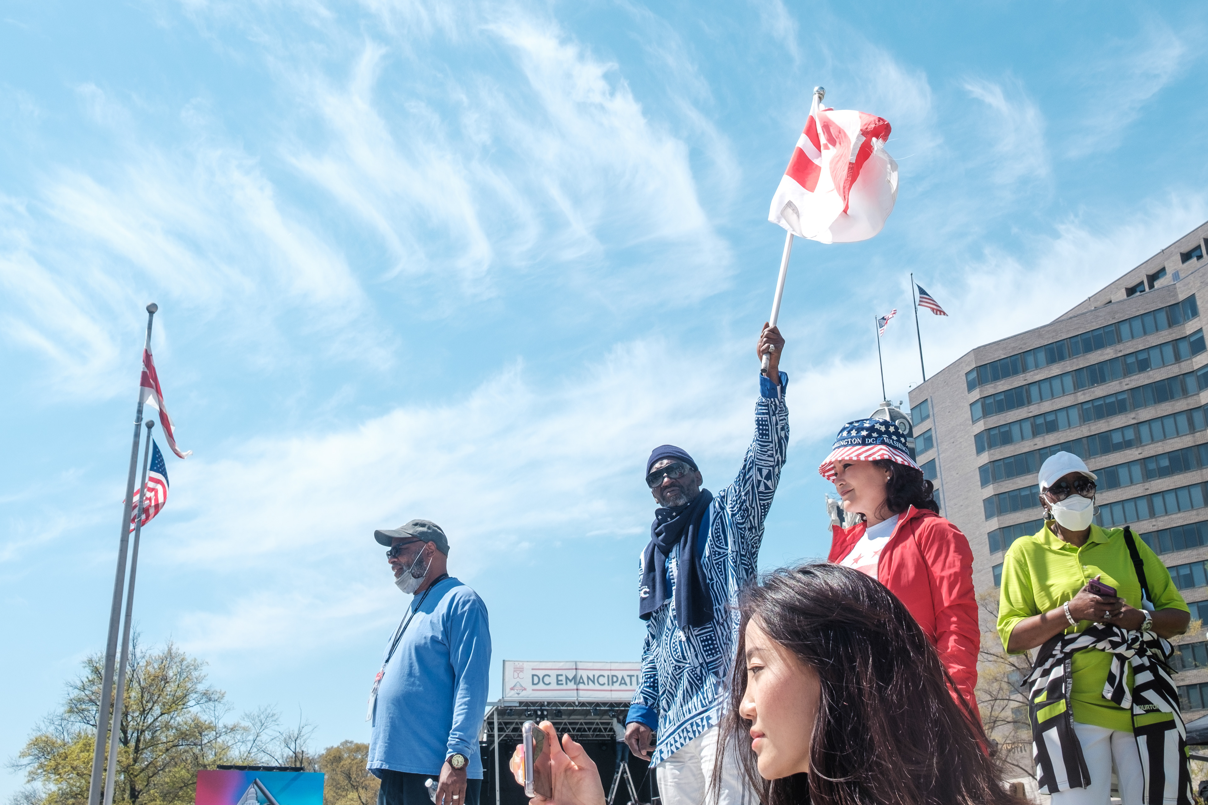 Viewers of the Emancipation Day Parade