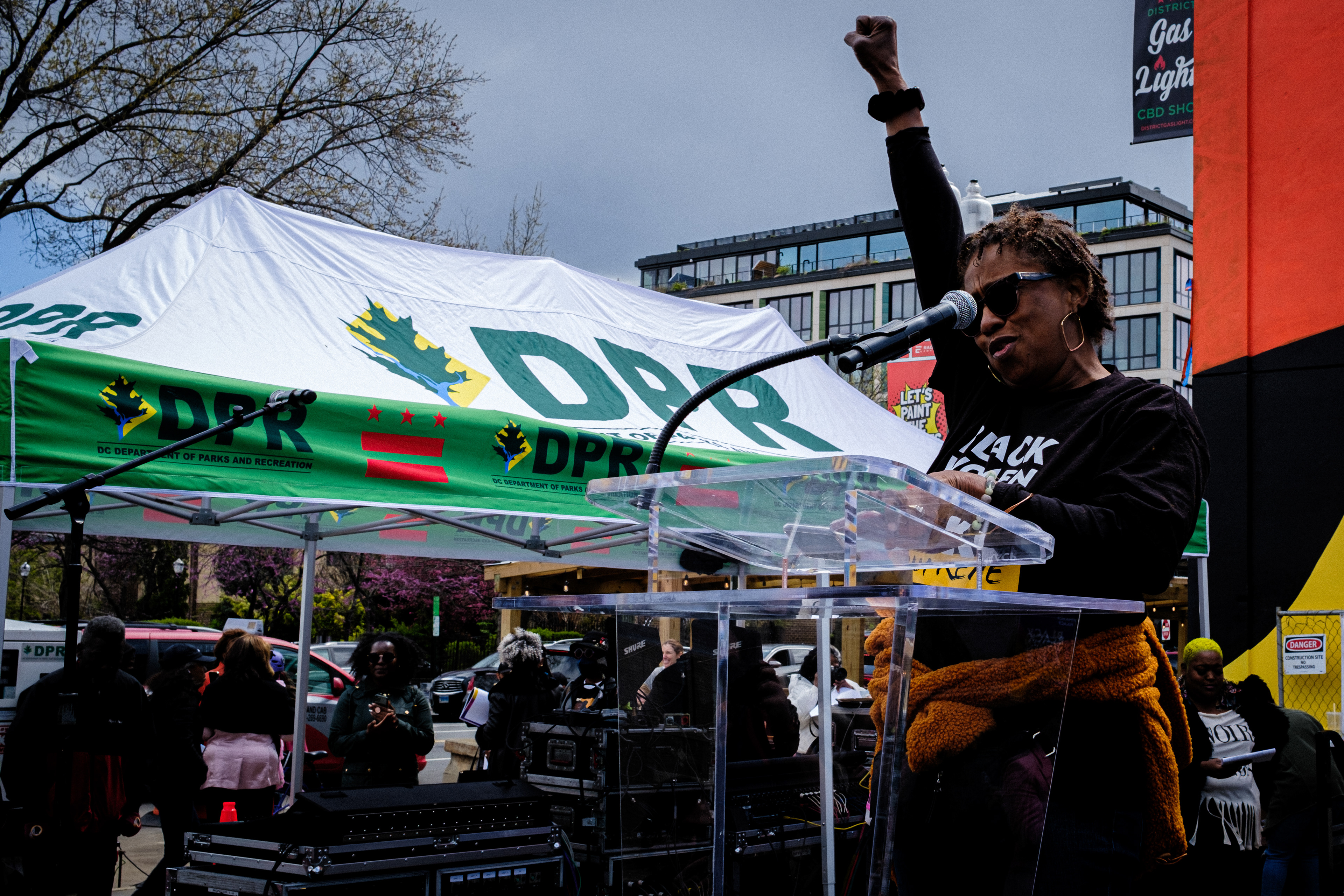 Portia White, Vice President Policy and Legislative Affairs, NAACP speaking