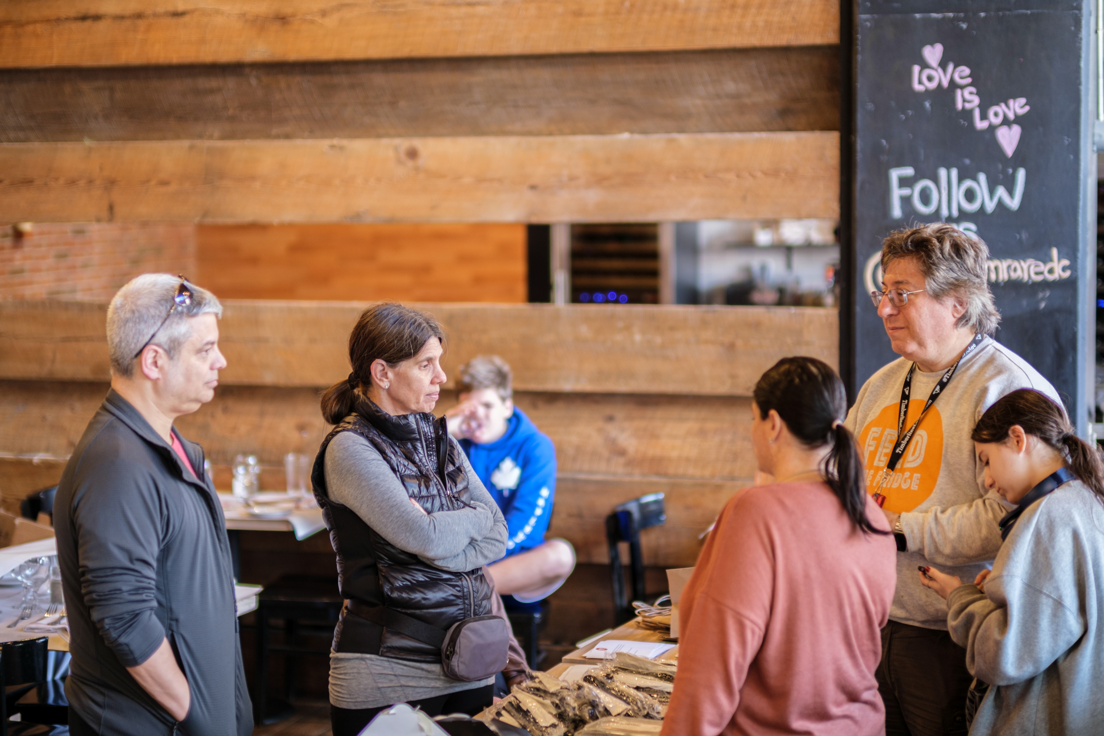 Volunteers with Feed the Fridge