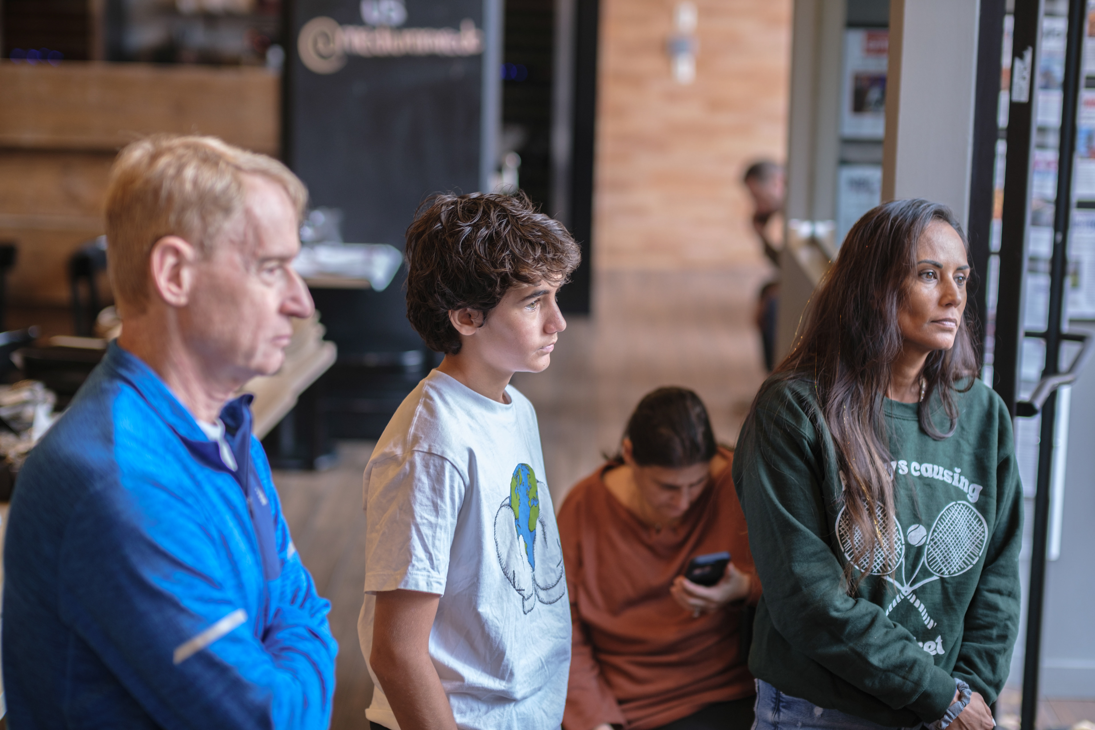 Volunteers listening to delivery instructions