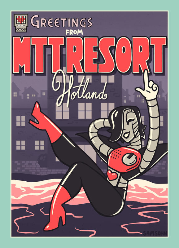 This piece was for an Undertale zine