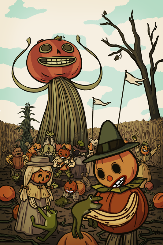 This piece was for an Over The Garden Wall zine