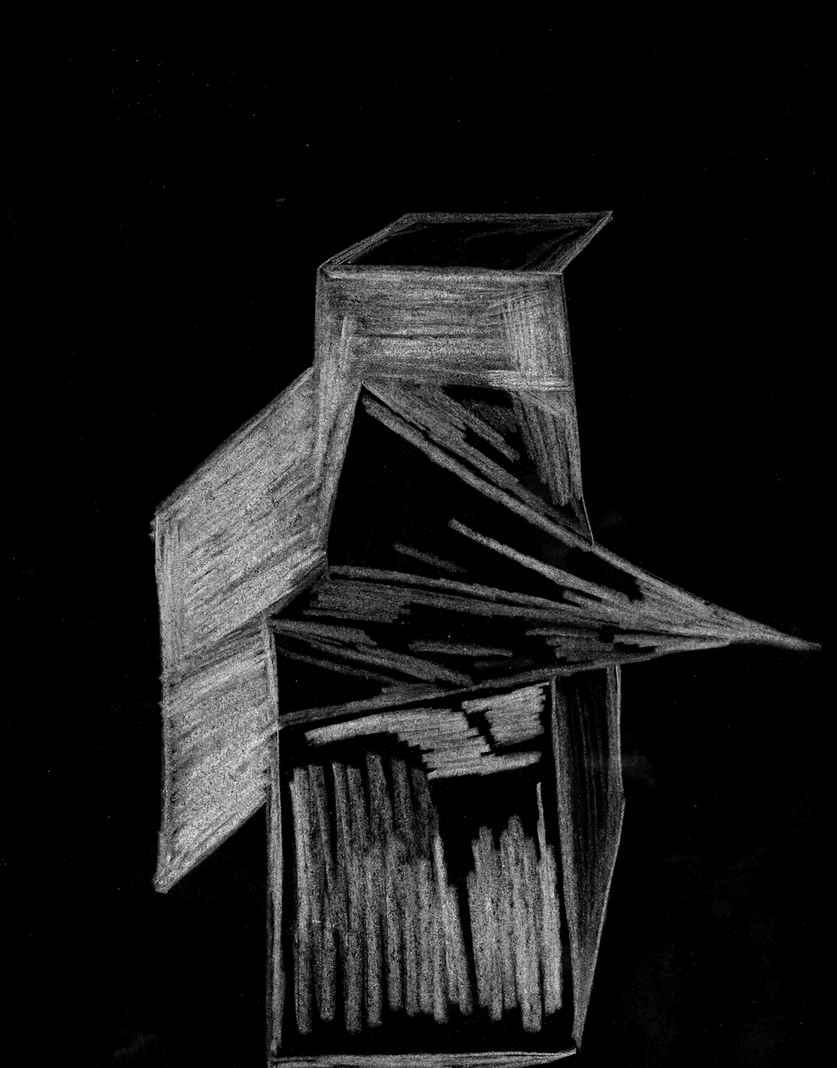Recherches formelles à travers le croquis abstrait