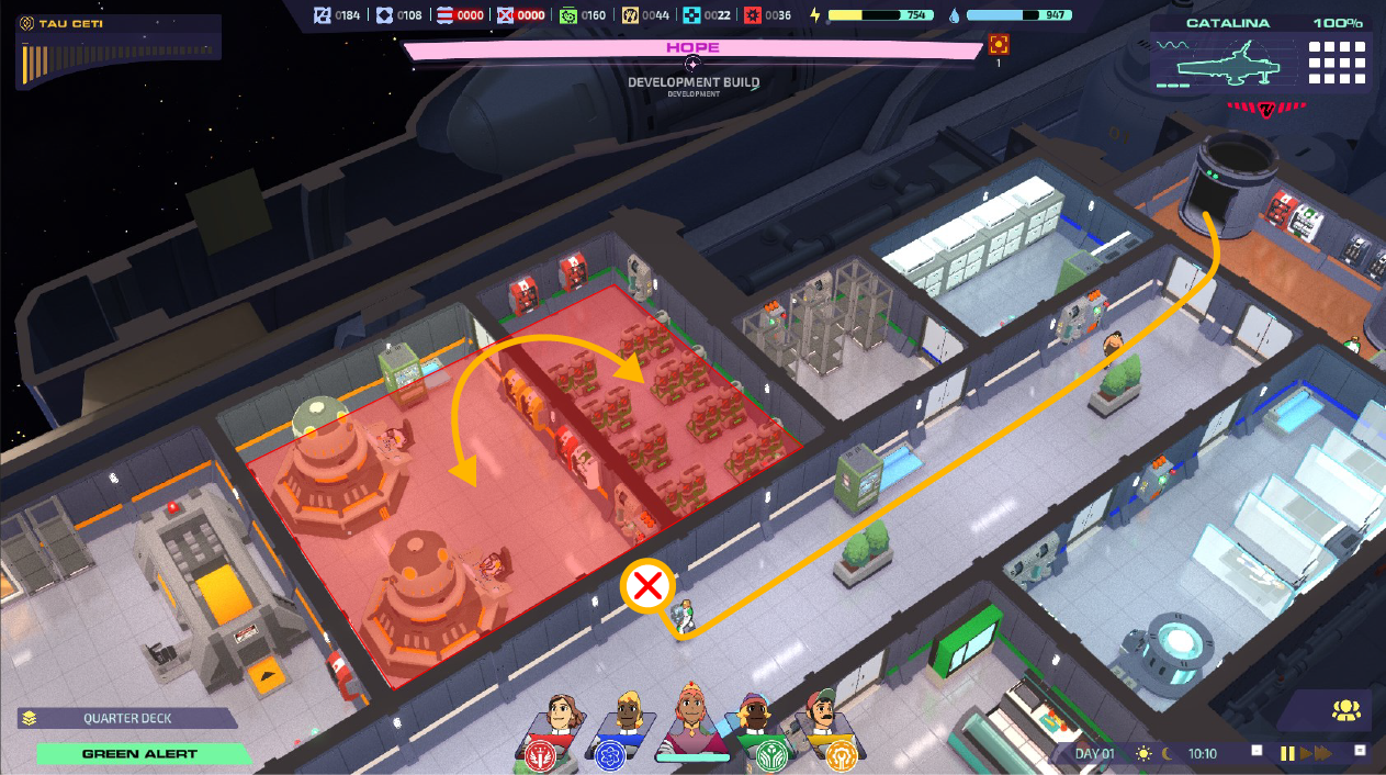 Communicating with engineers as to how build mode validation should work to prevent players from building problematic layouts