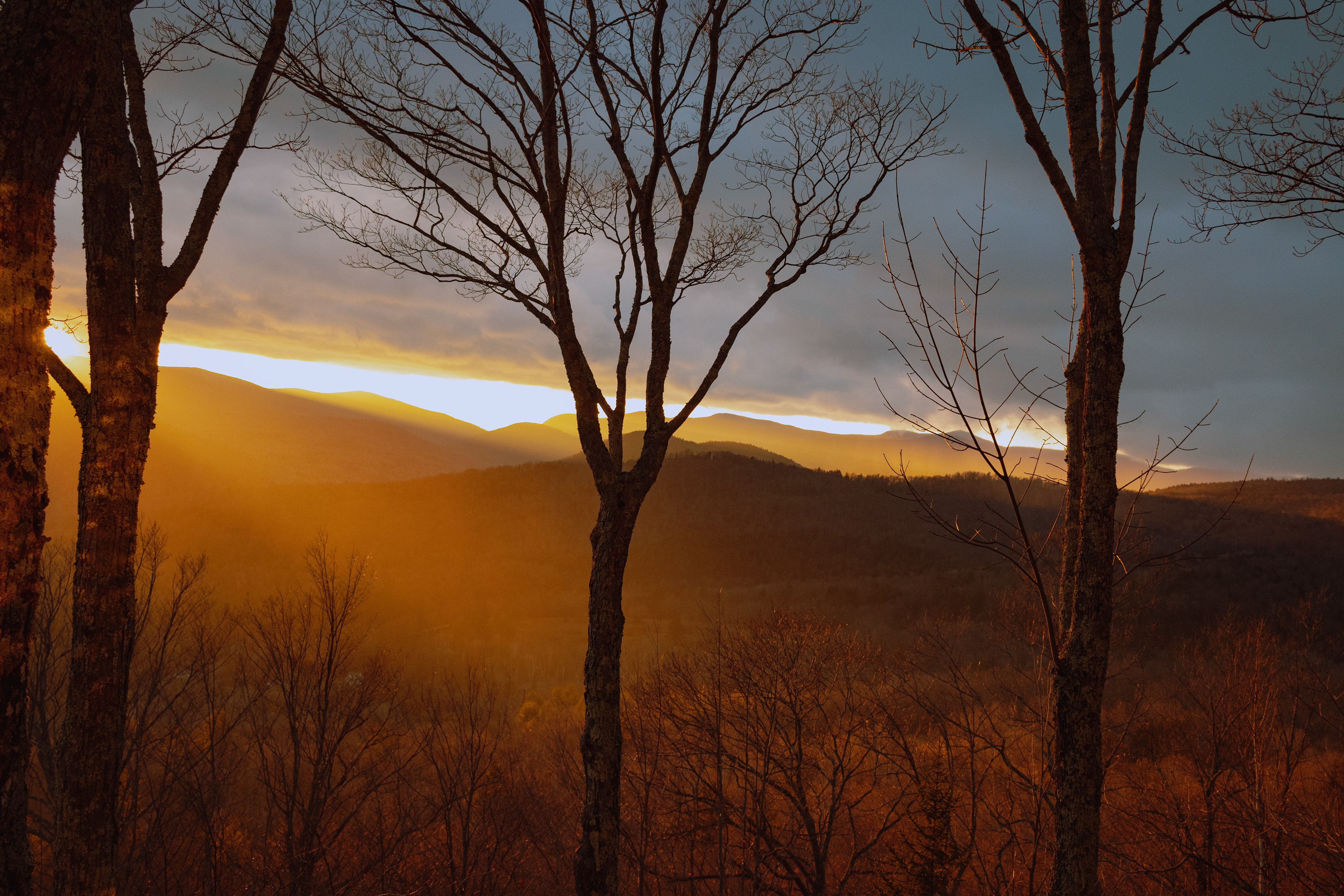 Sunset in Vermont