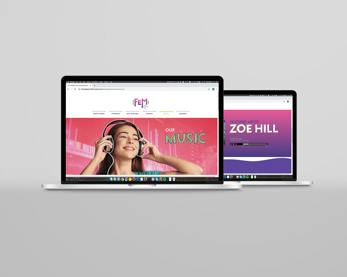 FEM Website - Music Page