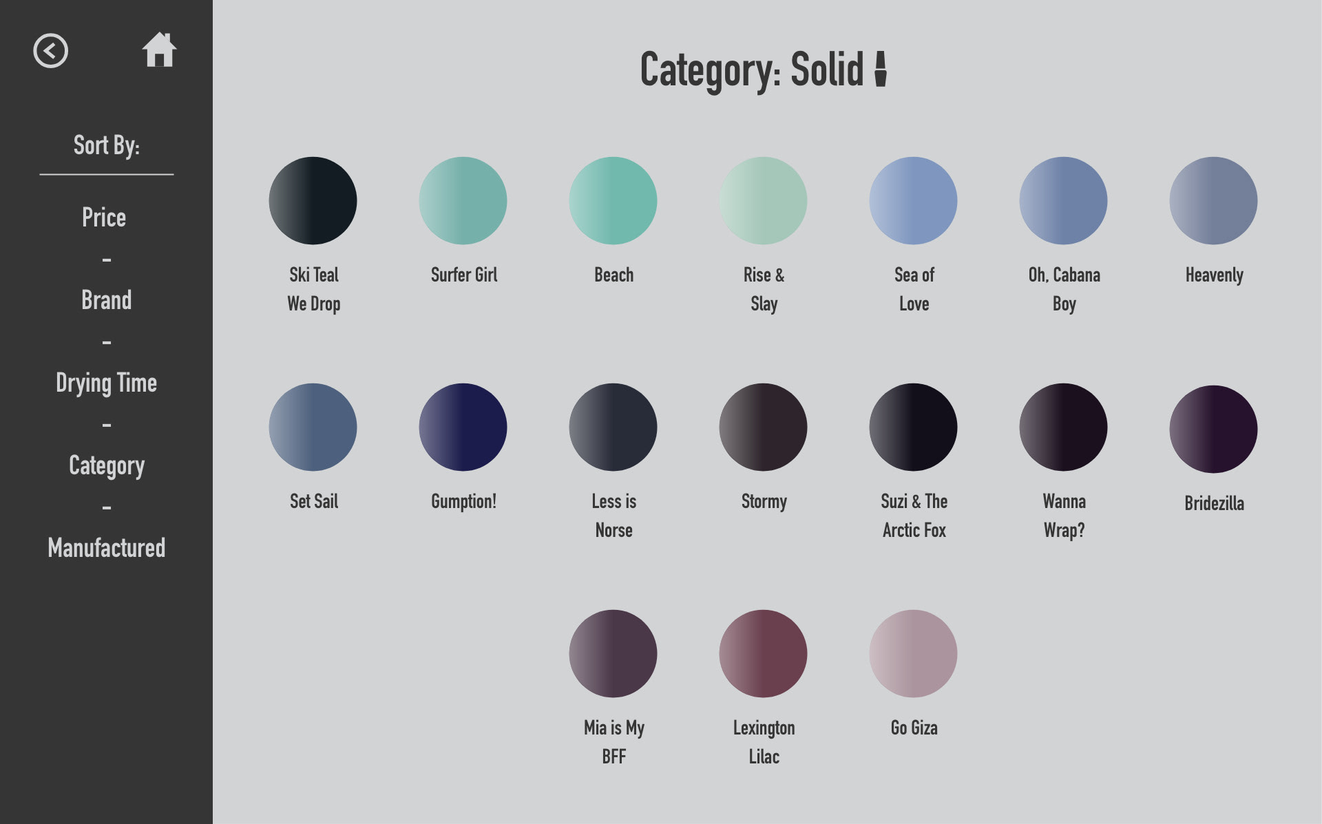 Solid Category Page