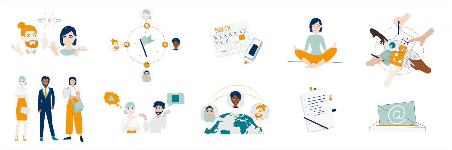Icons für das Institut SO.CON der Hochschule Niederrhein - Projekt OnTOP2 • Kunde: Hochschule Niederrhein