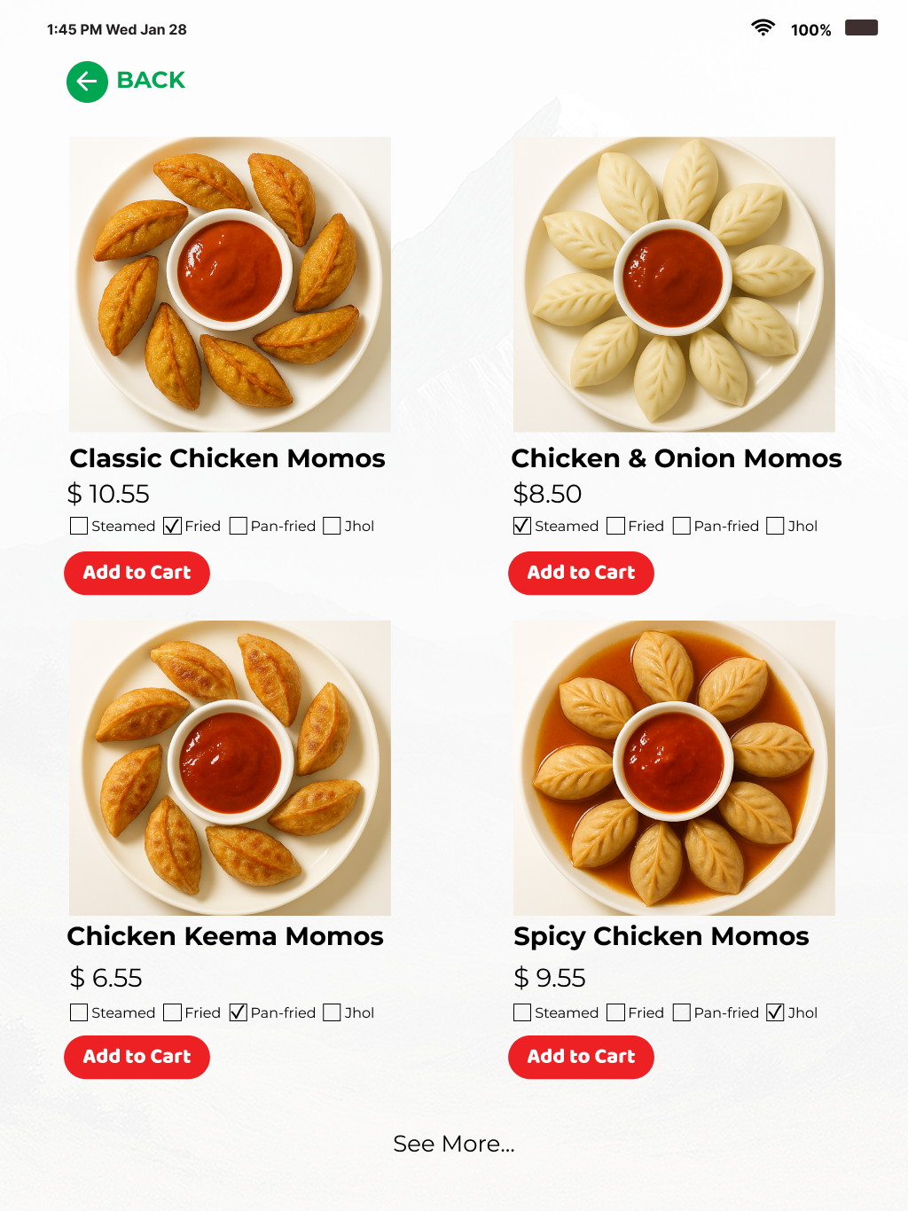 Chicken Momo
