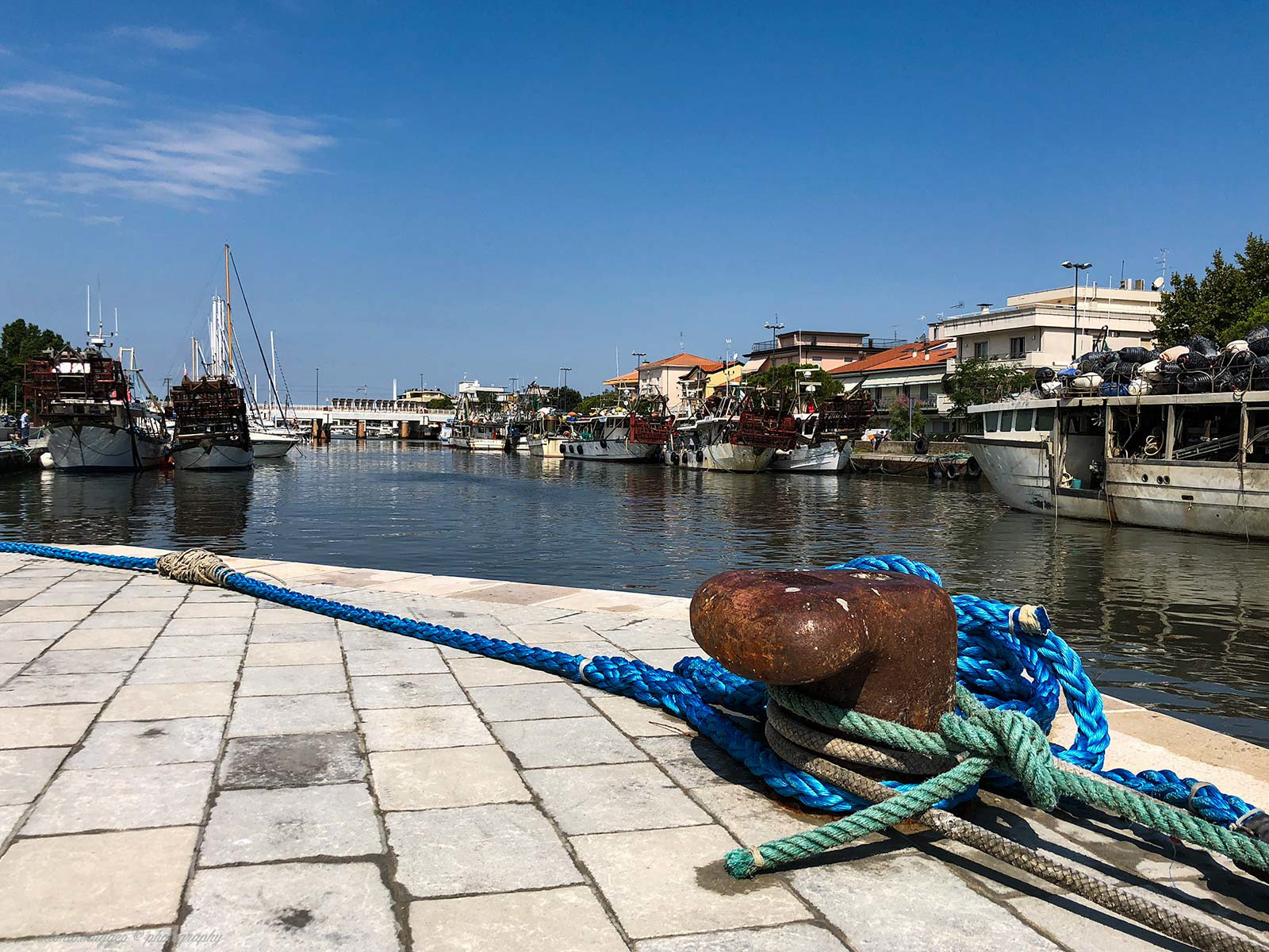 Porto canale - Bitta per ormeggio
